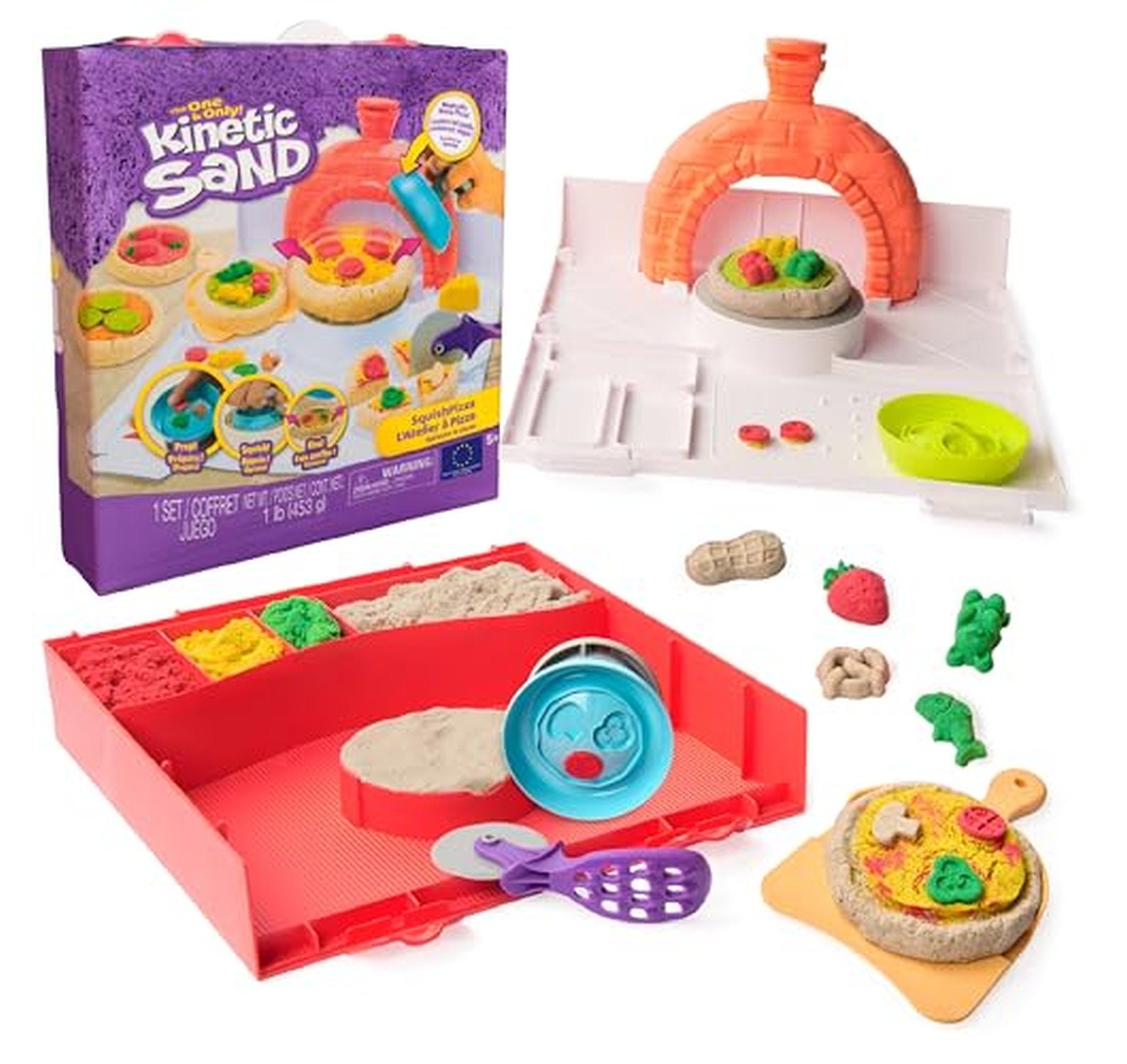 Kinetic Sand Rising Pizza Oven Playset with Sand