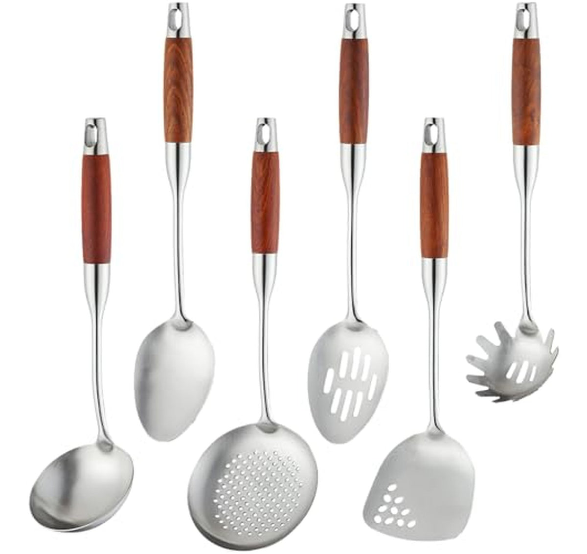6 Piece Stainless Steel Kitchen Utensil Set