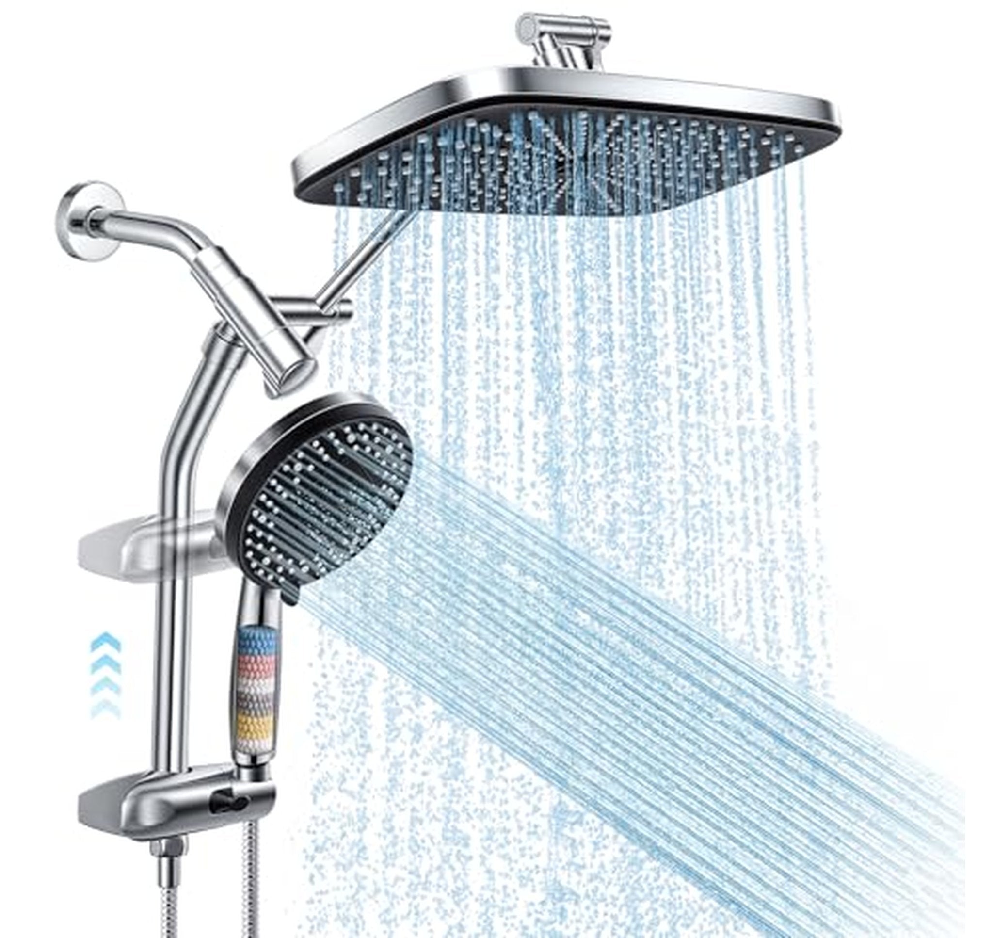 12-Inch High Pressure Rain Shower Head with Handheld