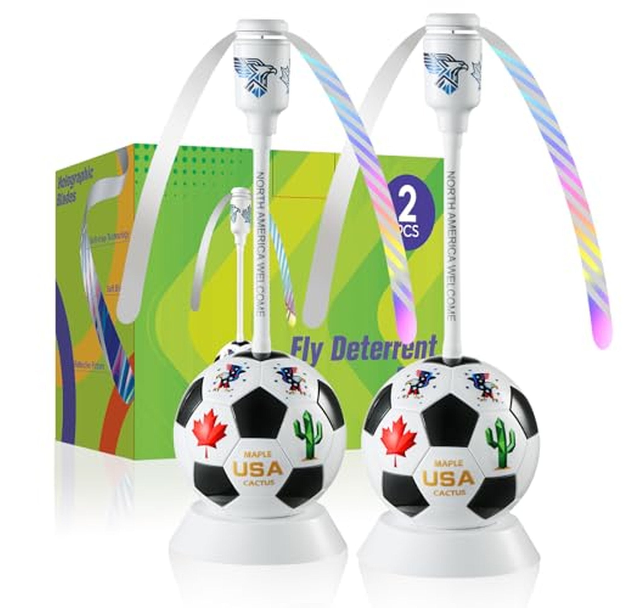 2 Pack Tabletop Fly Repellent Fans