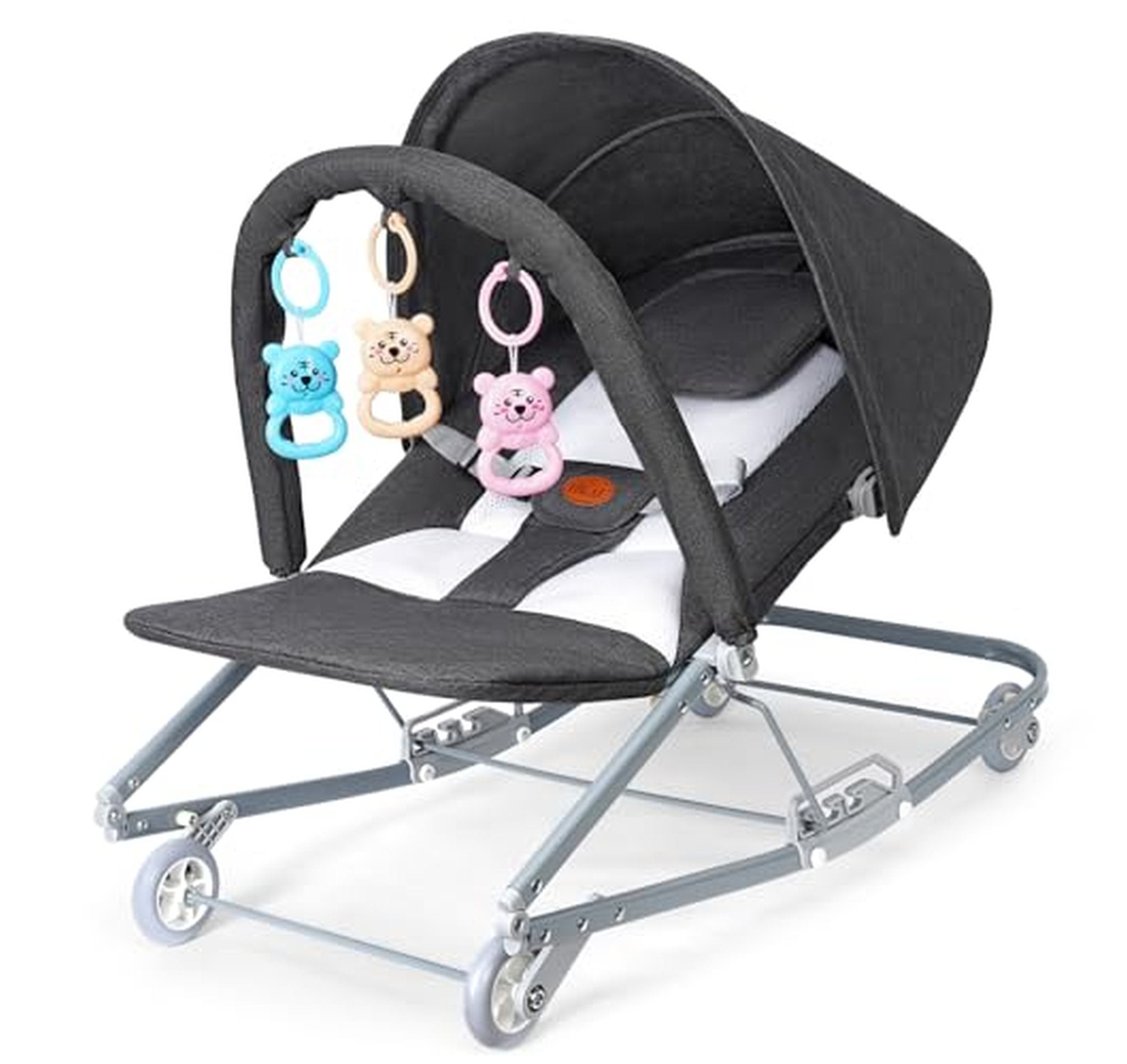 Rocking Baby Bouncer Seat with Canopy
