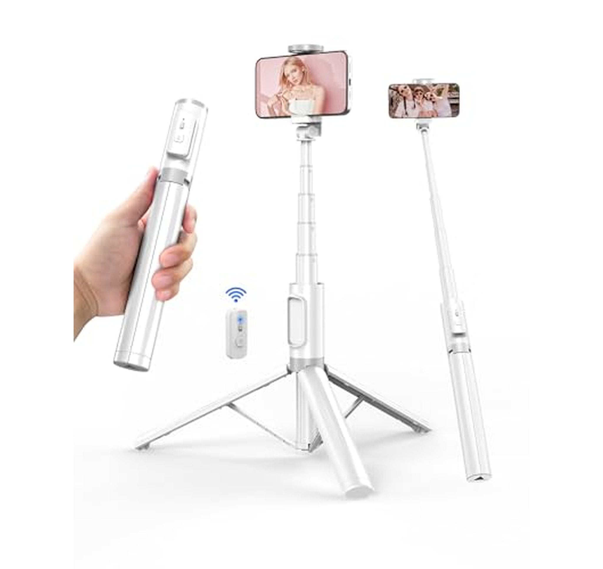Extendable Selfie Stick Tripod with Wireless Phone Remote