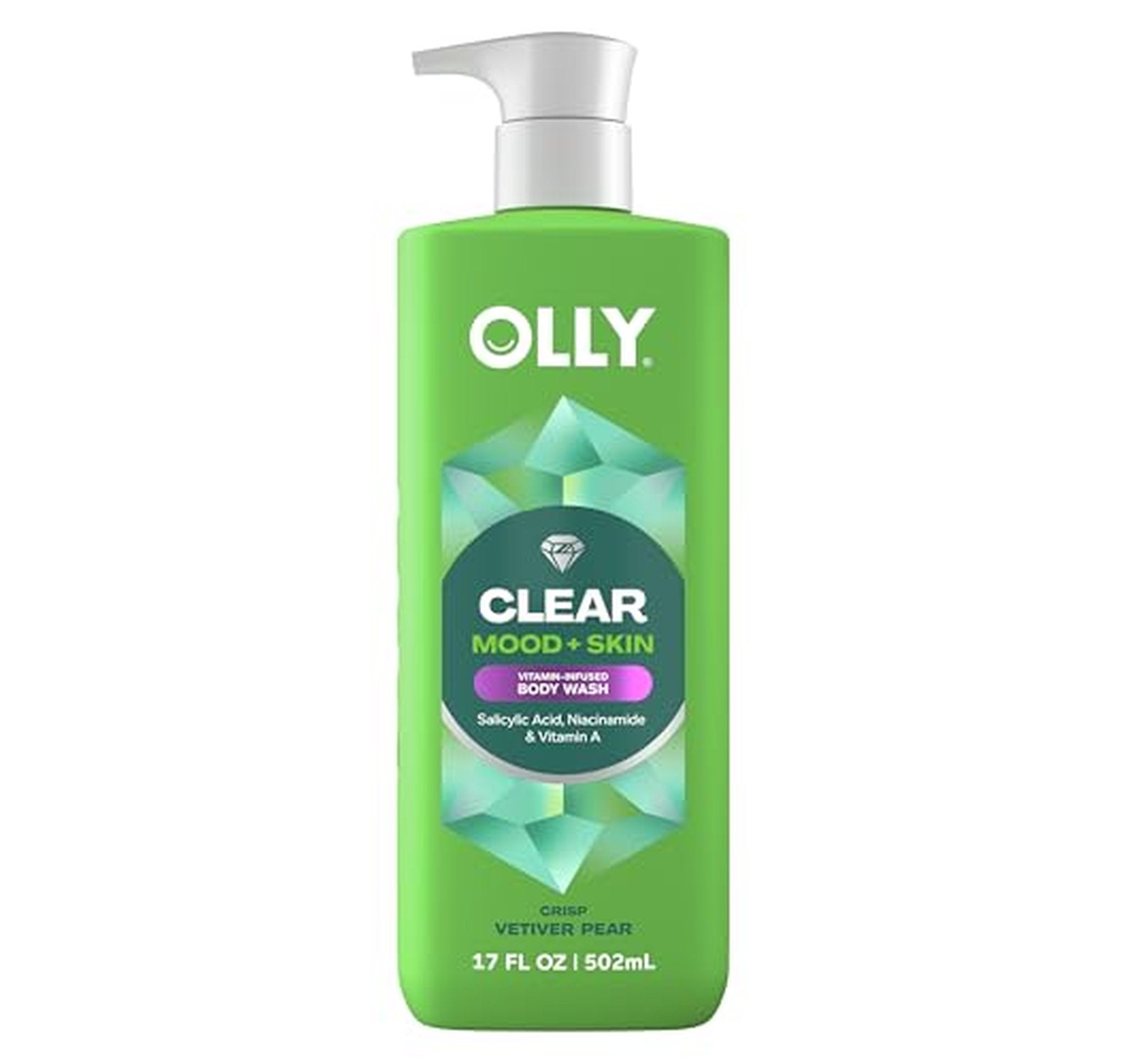 OLLY Salicylic Acid Niacinamide Vitamin A Body Wash