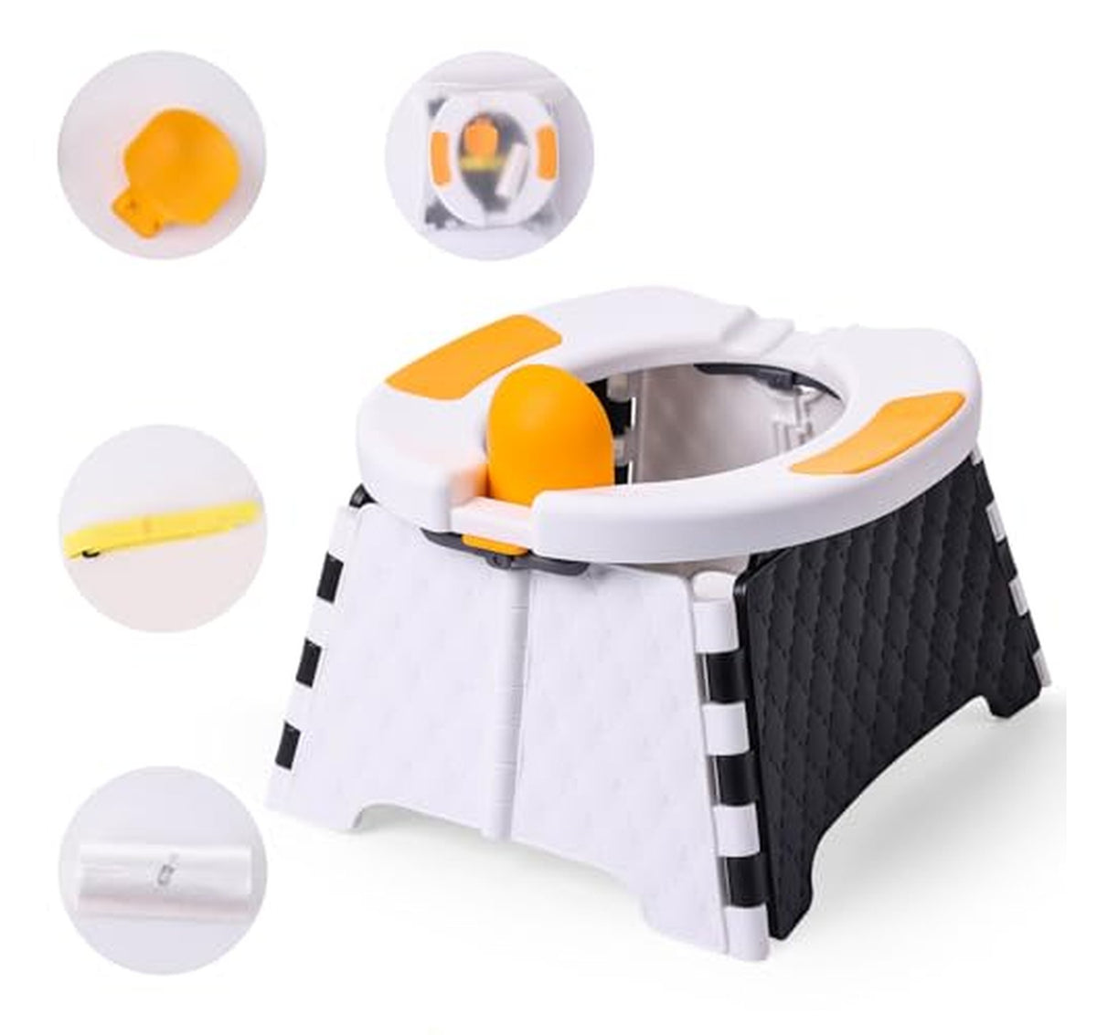 Portable Foldable Travel Potty Training Seat for Toddlers