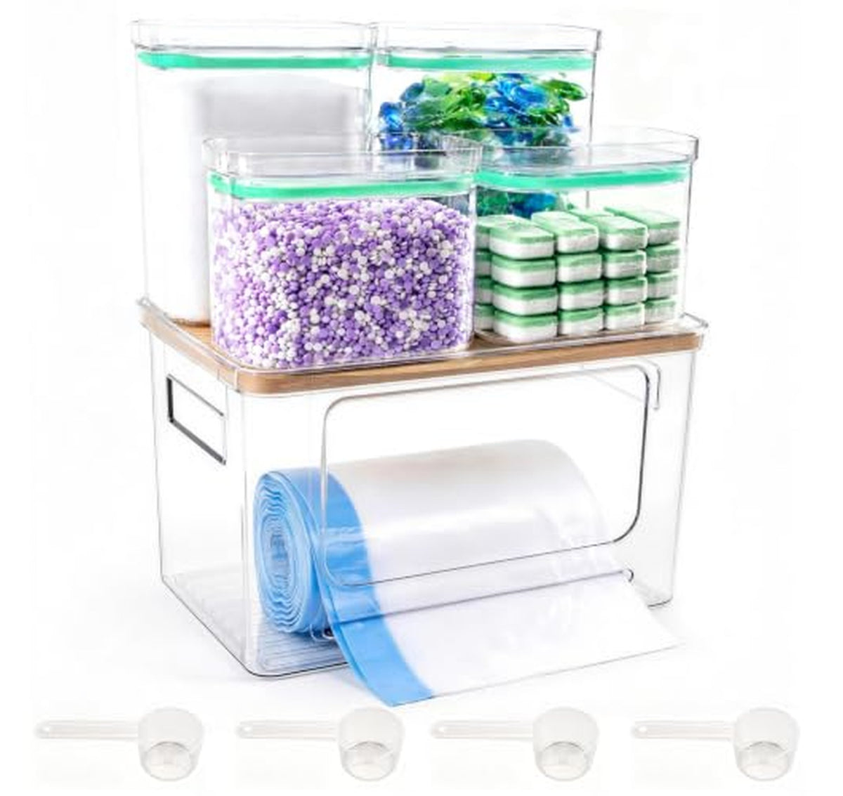 5-in-1 Trash Bag and Laundry Pod Dispenser