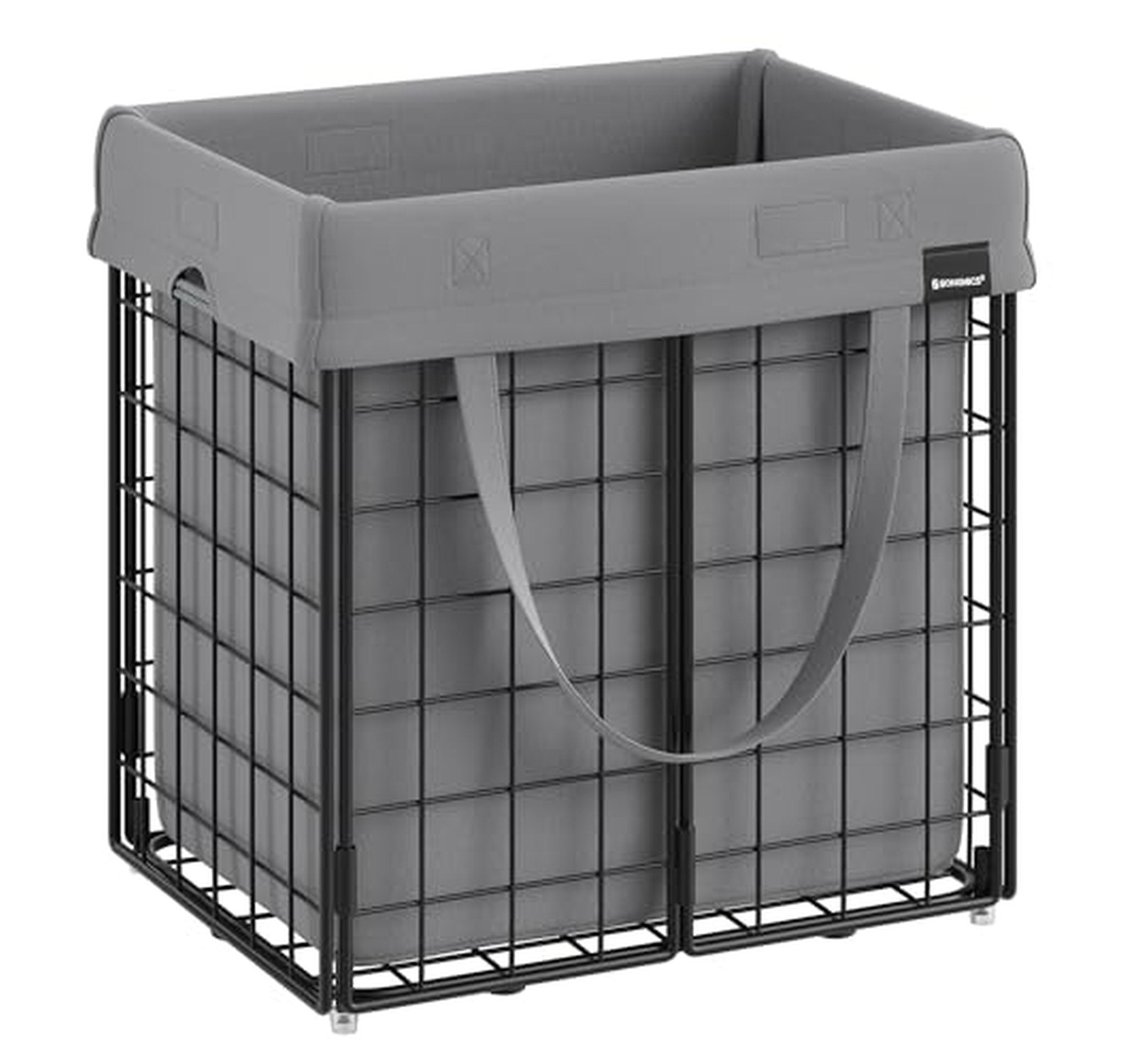 SONGMICS 50L Collapsible Laundry Hamper with Liner