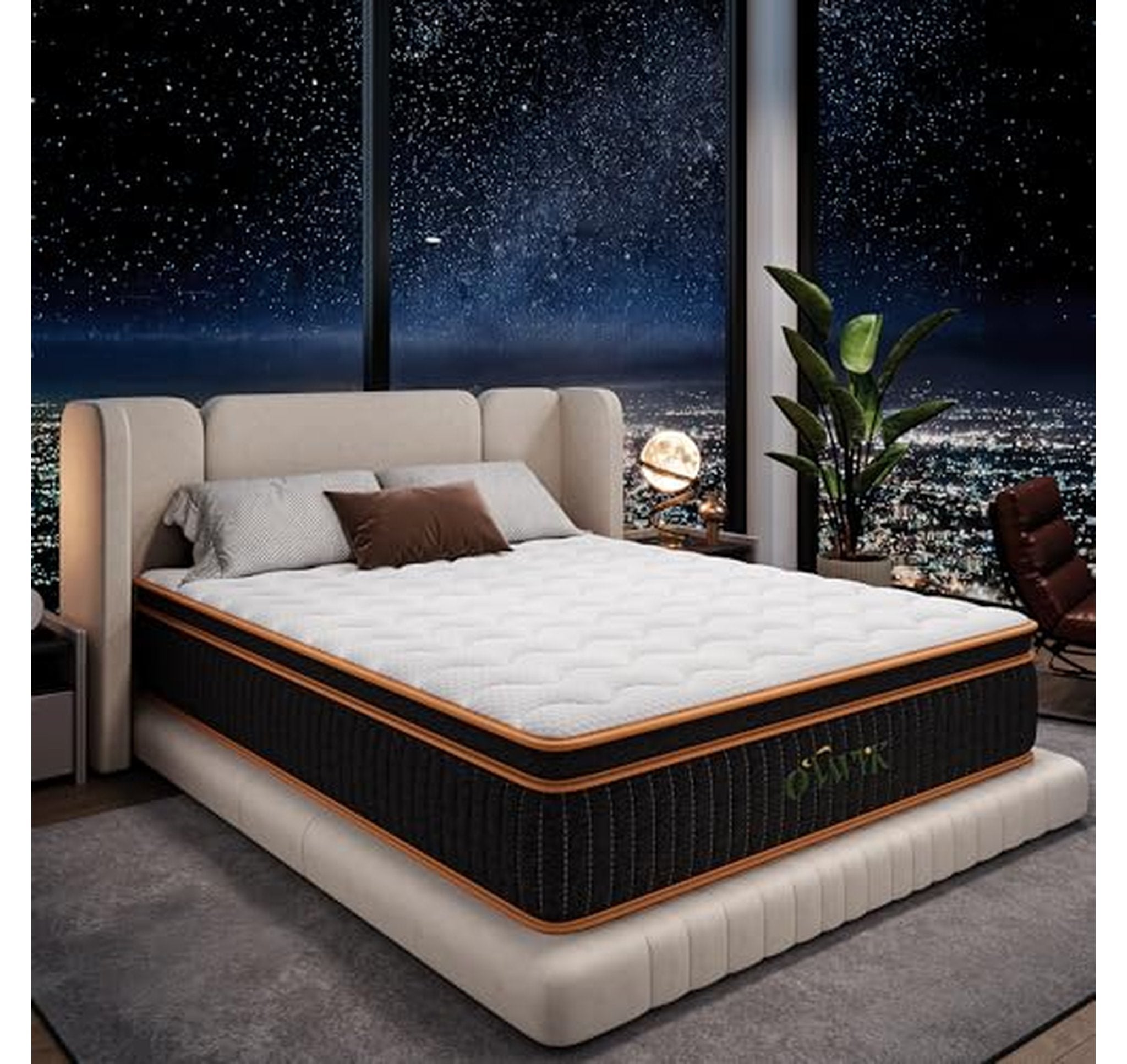 Queen 10-Inch Hybrid Memory Foam Spring Mattress