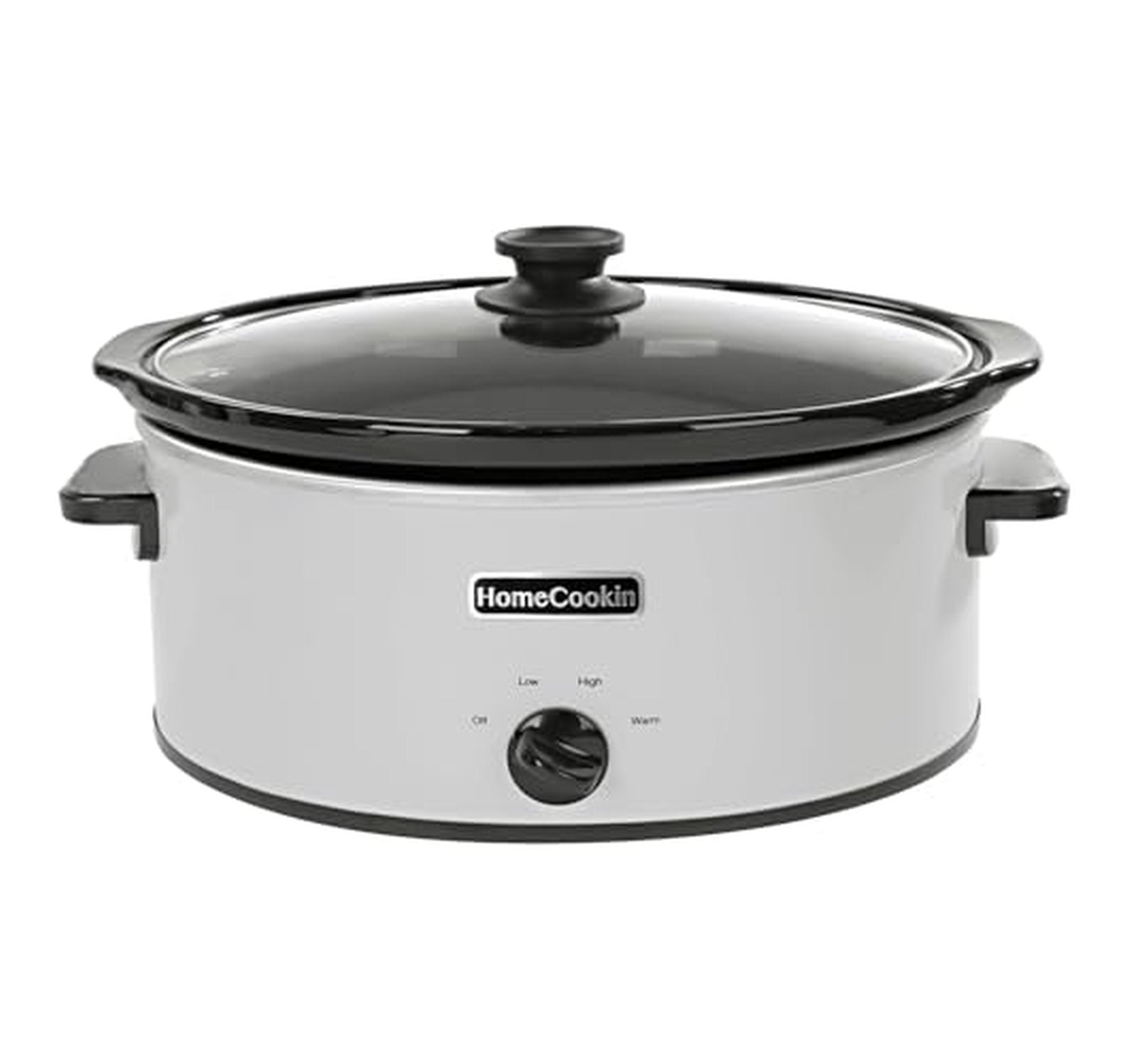 6 Quart Oval Manual Slow Cooker Food Warmer