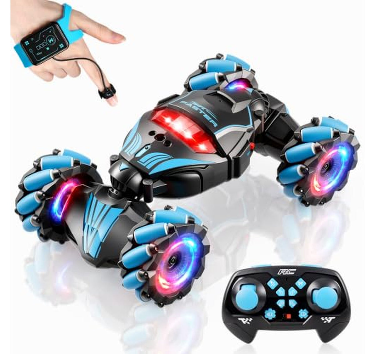 Gesture Sensing Hand Controlled RC Stunt Car