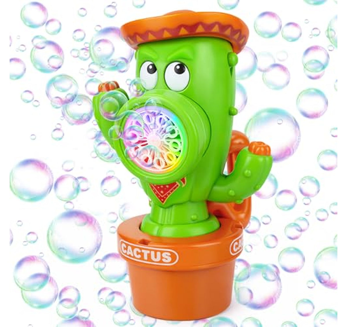 Cactus Automatic Bubble Machine with Lights and Music