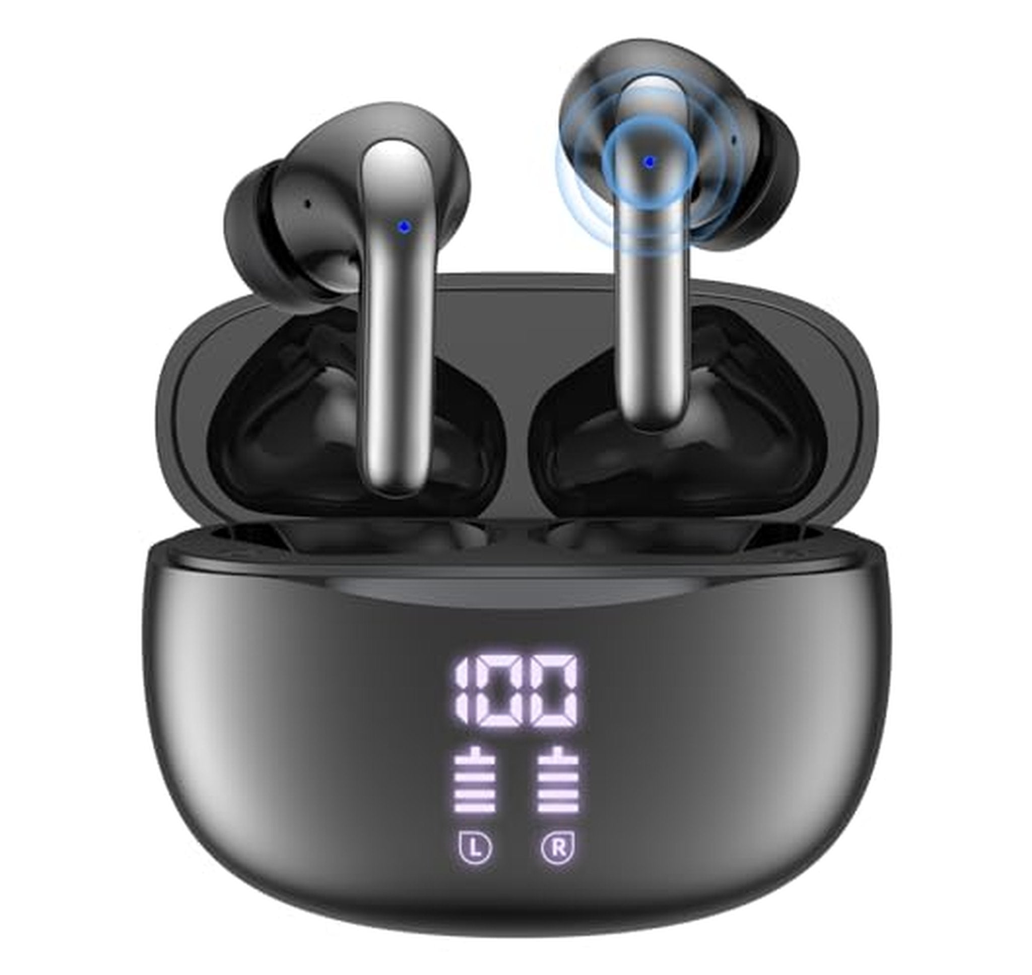 Bluetooth 5.3 Wireless Earbuds with Charging Case