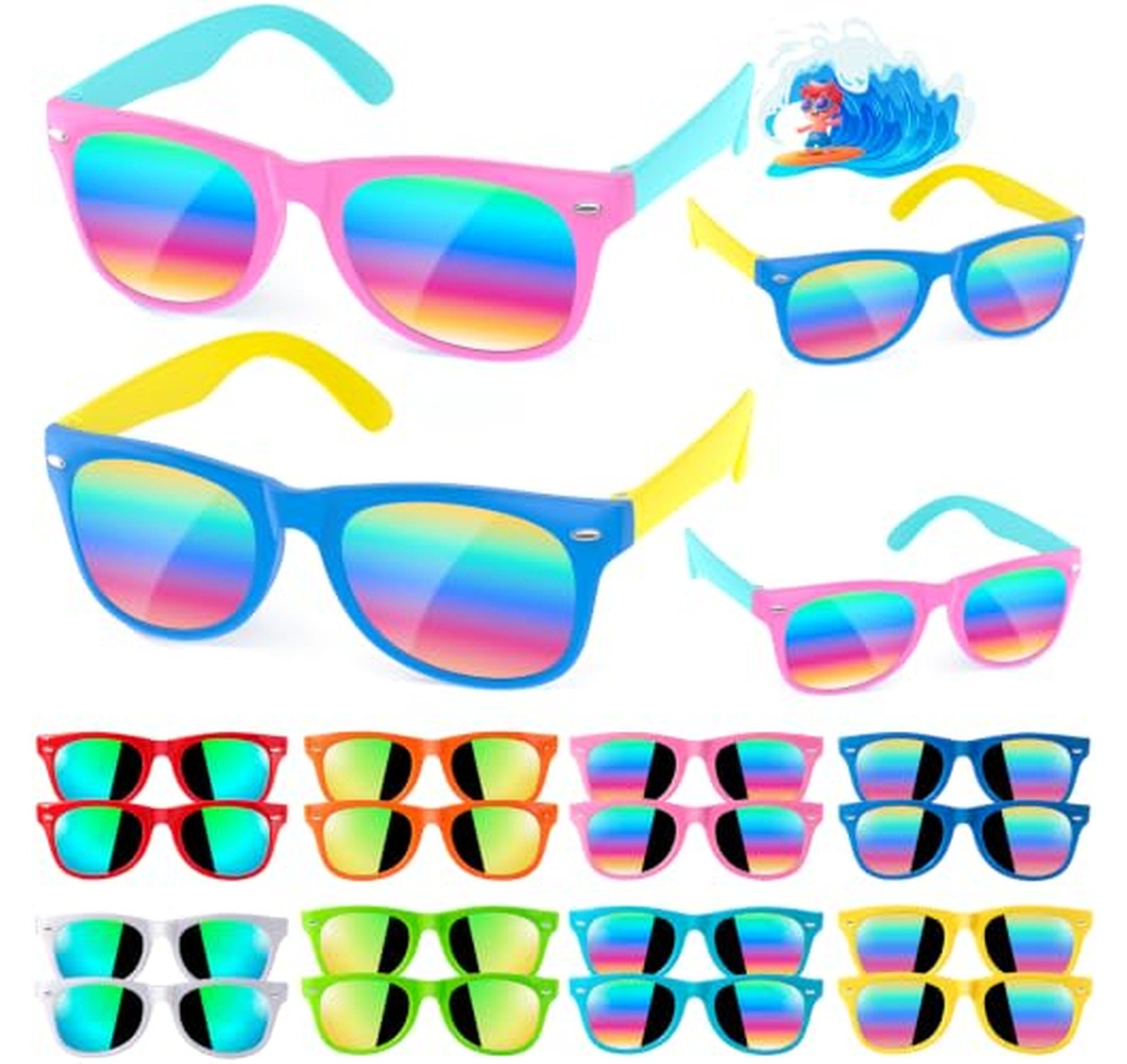16 Pack Kids Party Favor Sunglasses