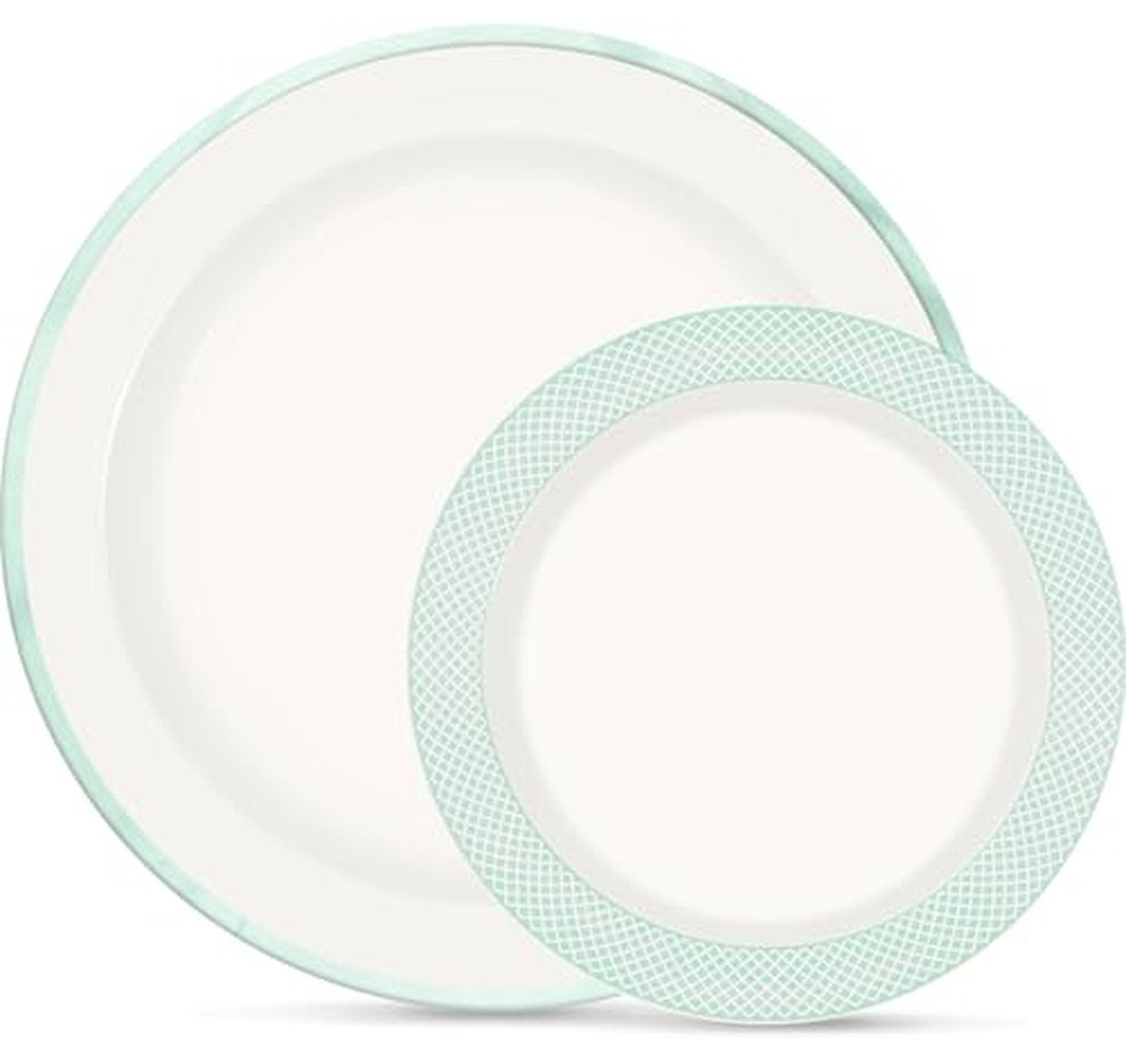 120 Piece Disposable Plastic Dinnerware Set for 20 Guests