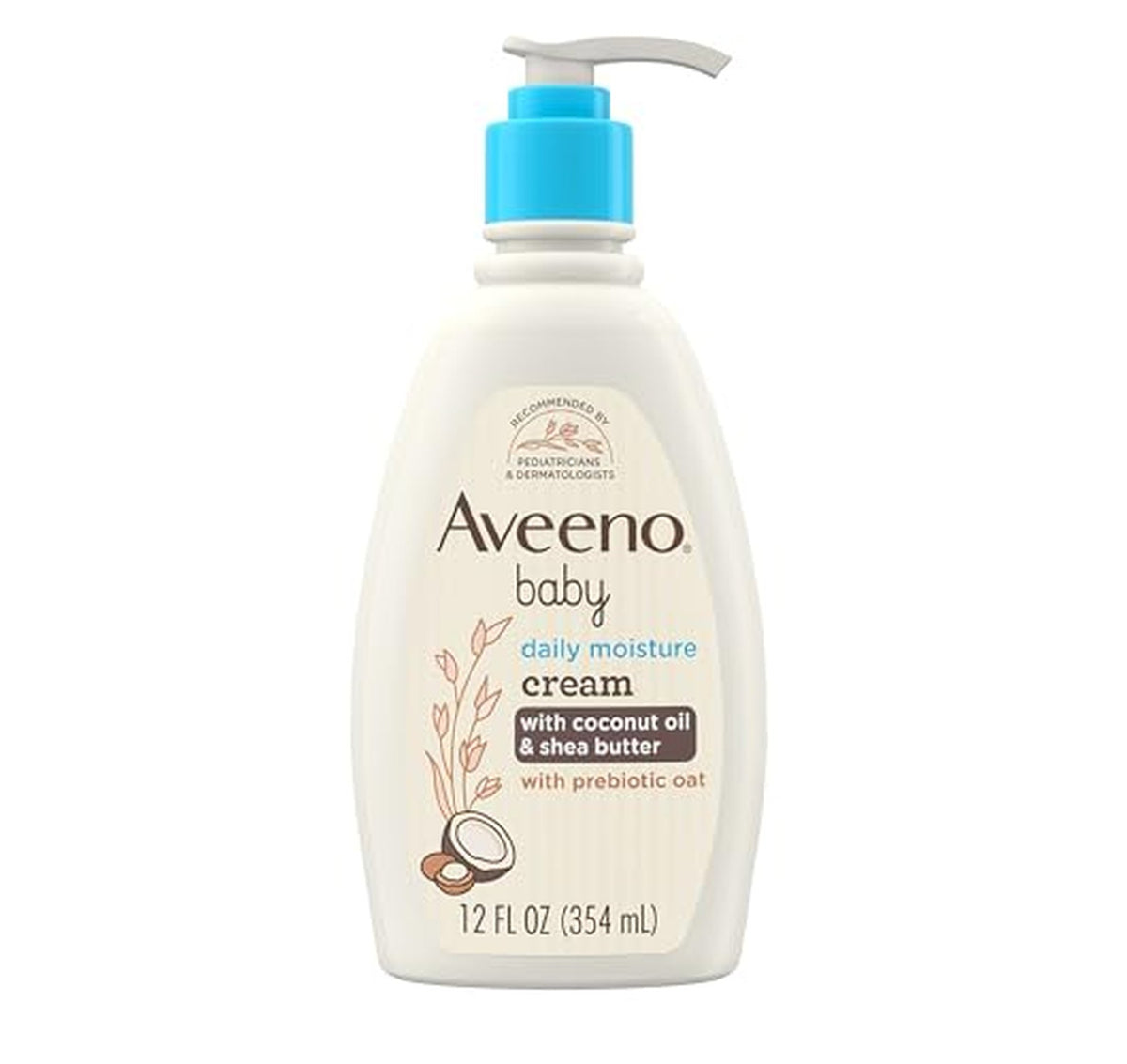 Aveeno Baby Coconut Moisturizing Cream Lotion 12 fl oz