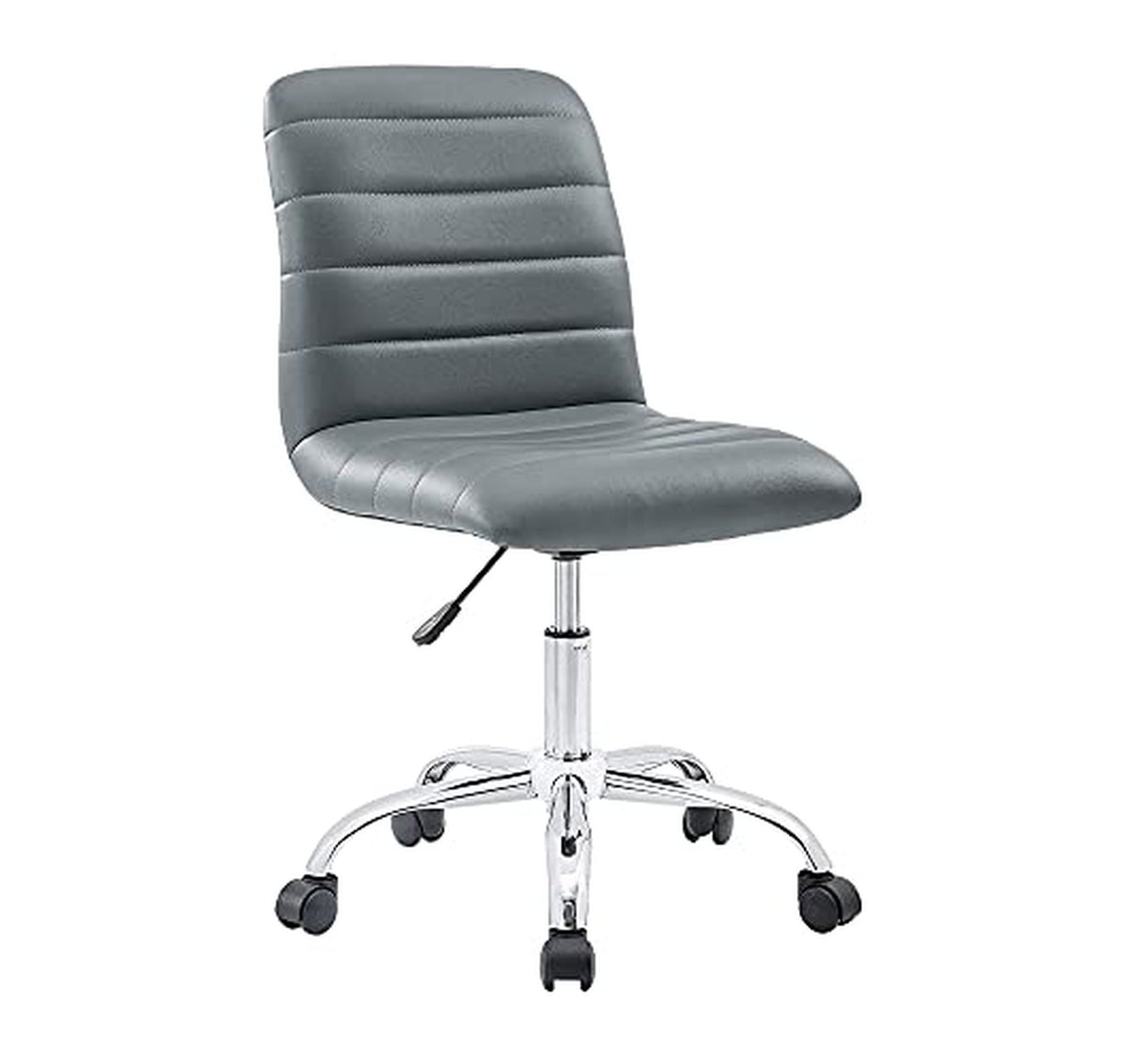 Modway Ripple Ribbed Armless Swivel Office Chair