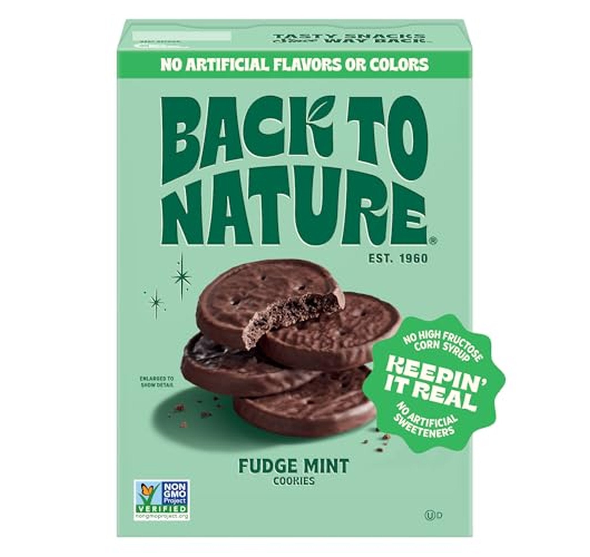 Back to Nature Fudge Mint Plant-Based Cookies 5.5 oz