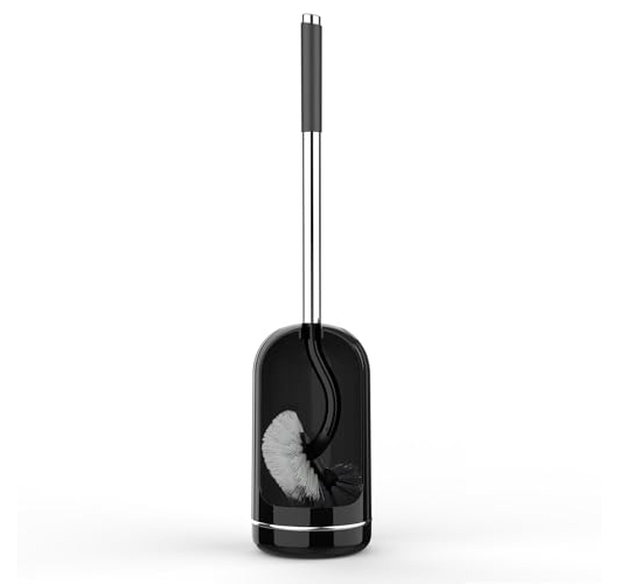 Curved Toilet Bowl Brush and Holder Set