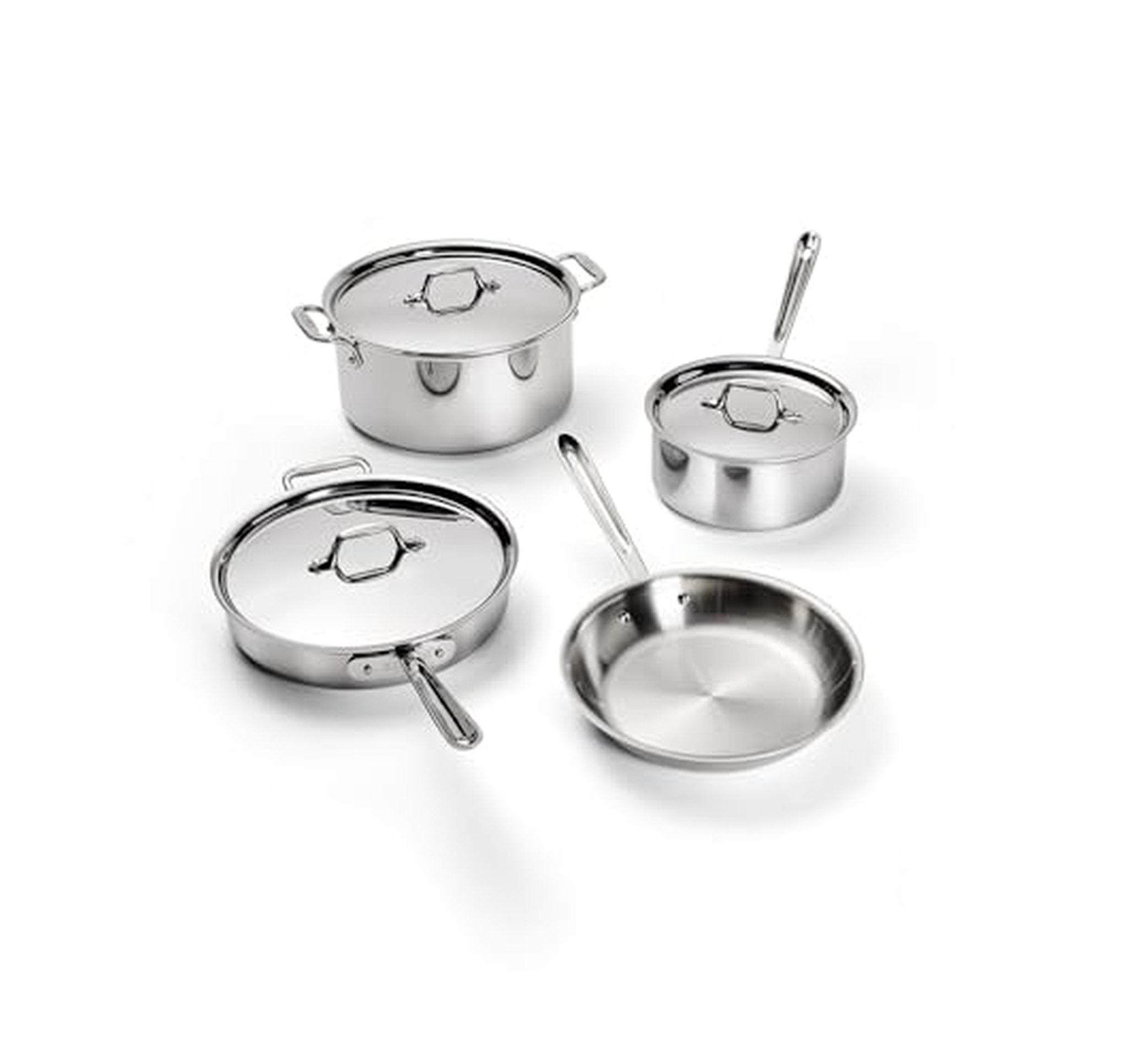 All-Clad D3 Stainless Steel 7-Piece Cookware Set