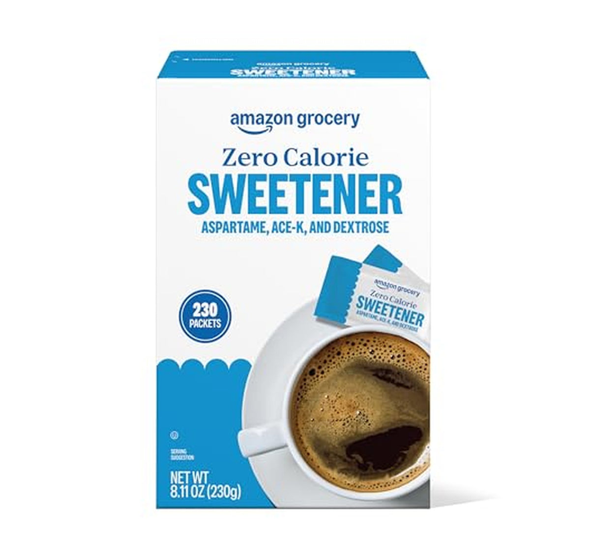 230 Count Zero Calorie Aspartame Sweetener Packets