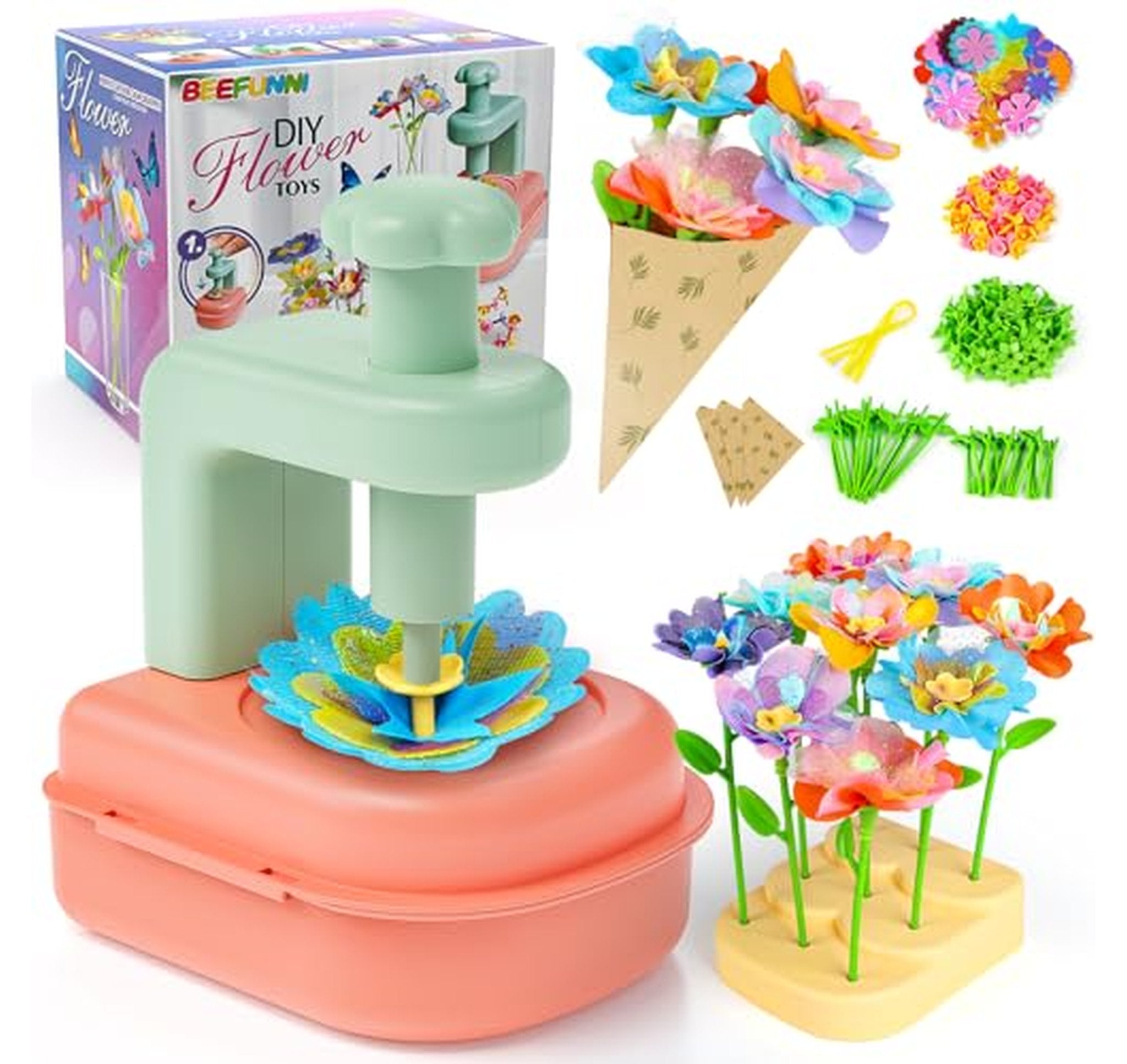 DIY Kids Flower Bouquet Craft Kit