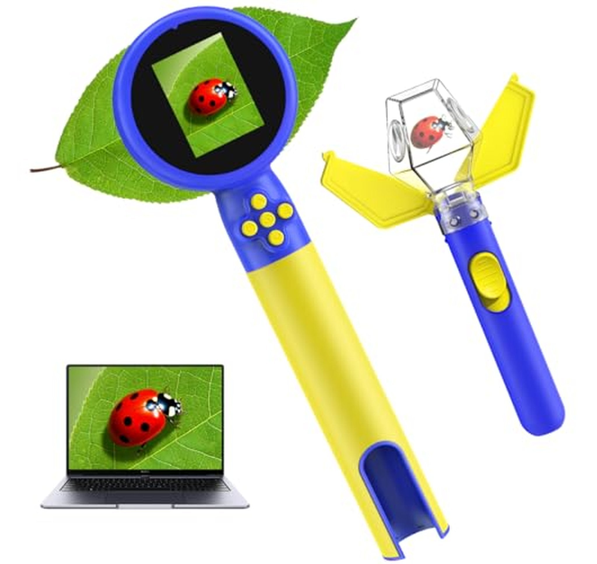 1080p Rechargeable Digital Kids Microscope Toy