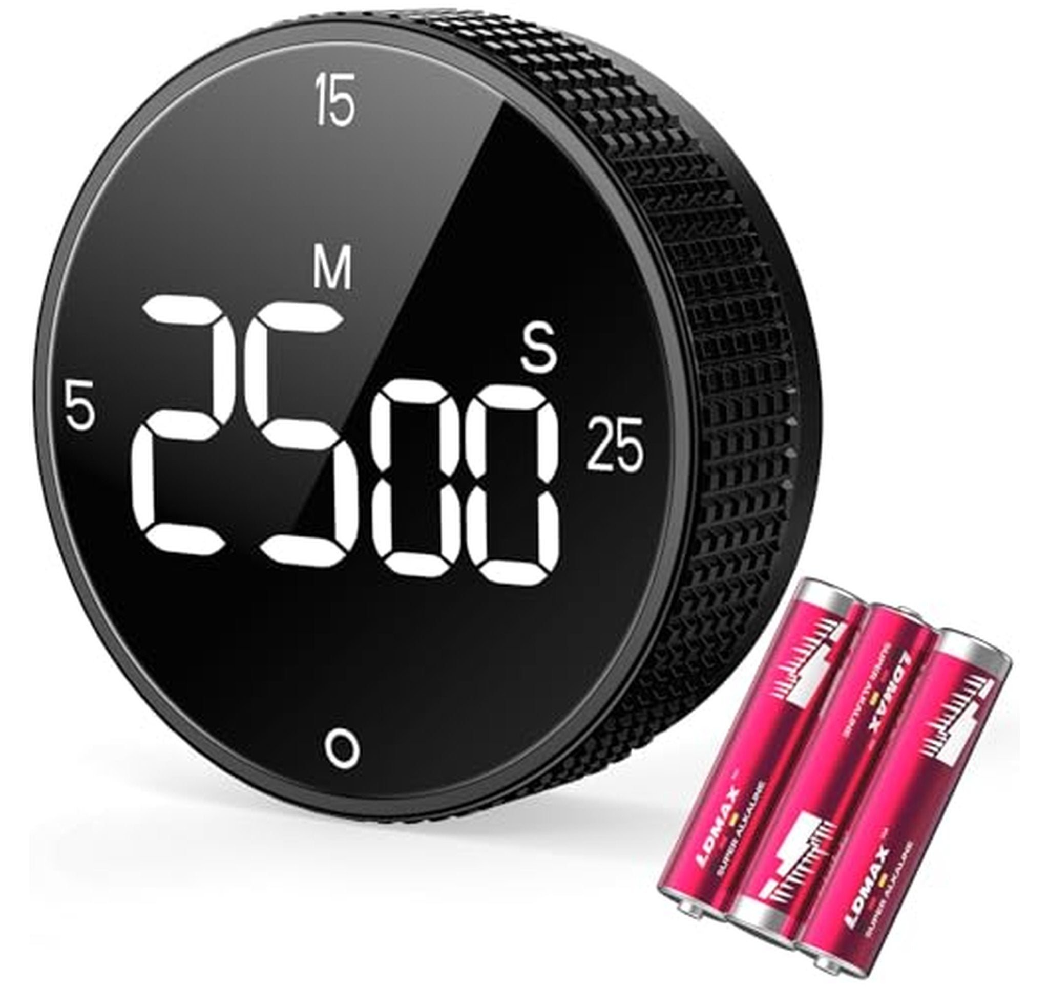 Magnetic LED Kitchen Timer with Loud Alarm