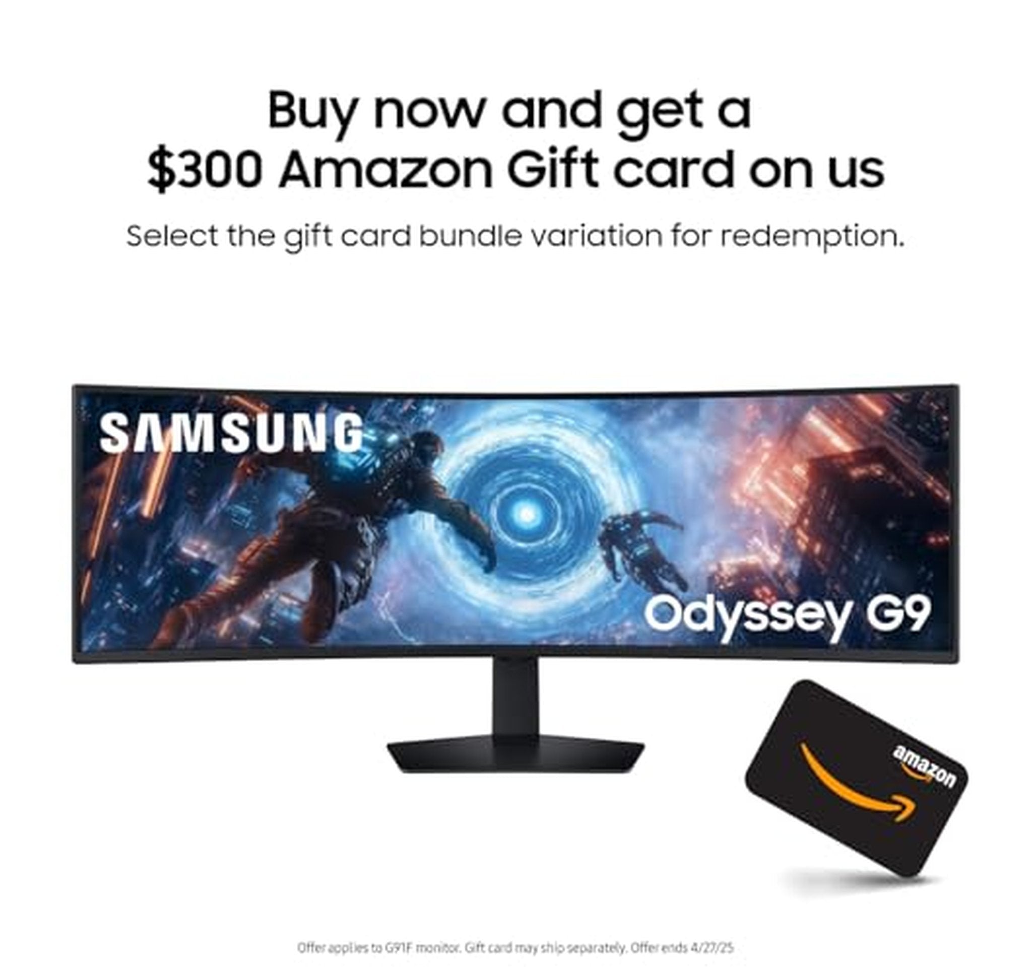 Samsung 49-Inch Odyssey G9 144Hz Curved Gaming Monitor