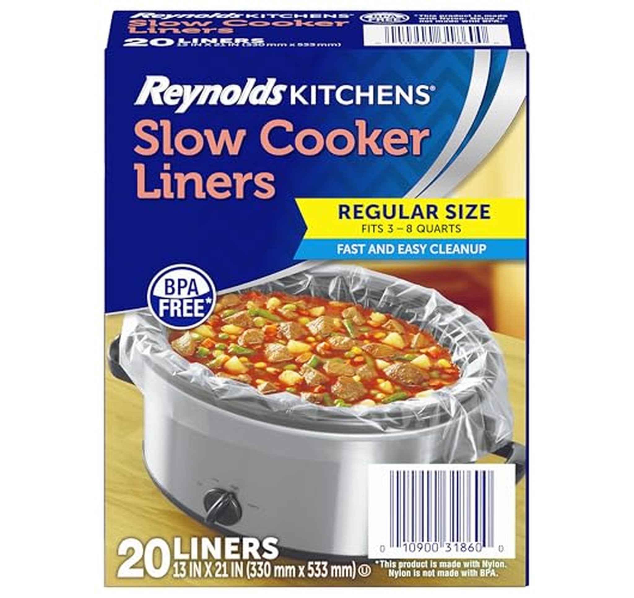 Reynolds 20 Count Slow Cooker Liners