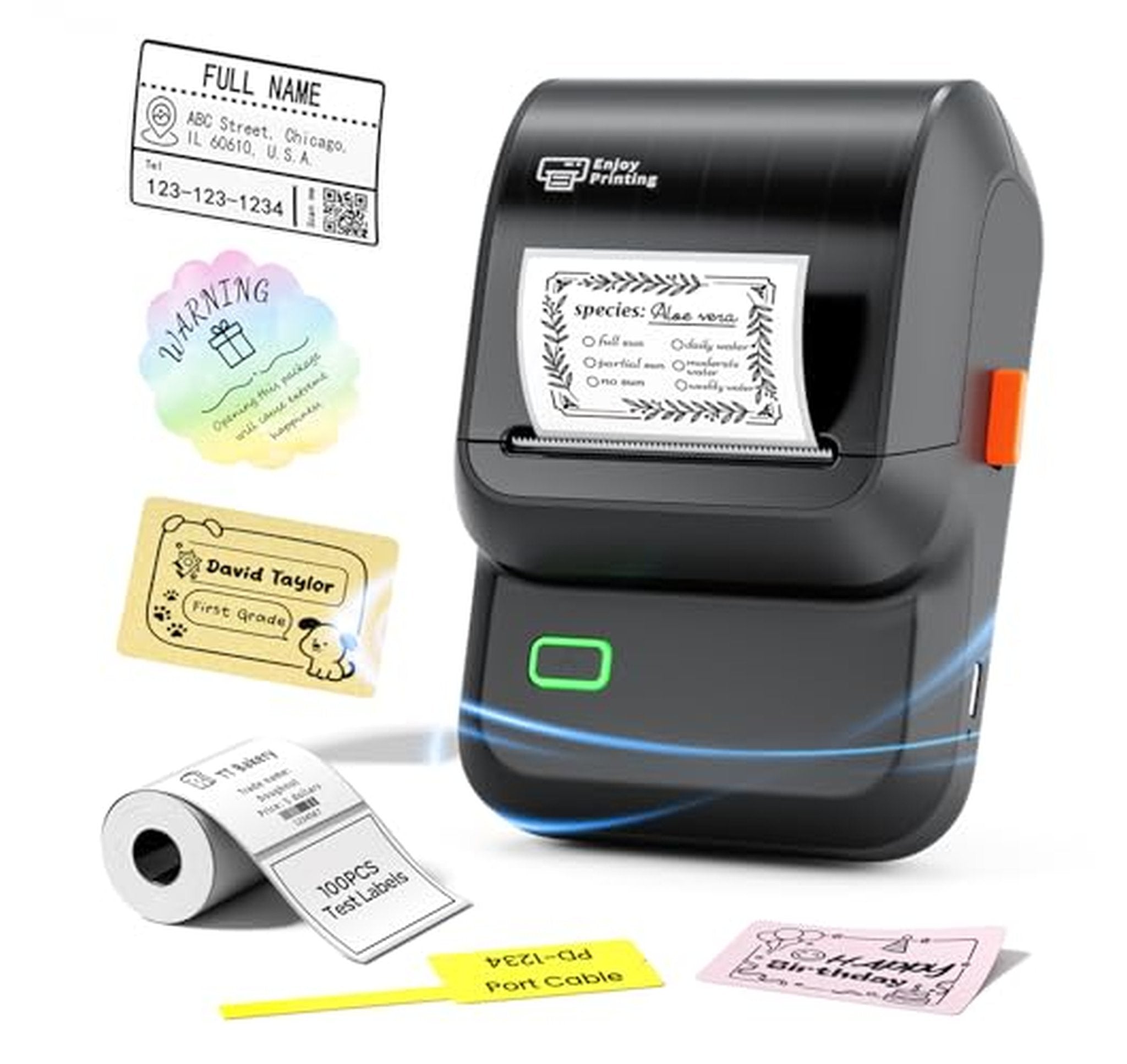 Bluetooth Label Maker Machine with Tape and Templates