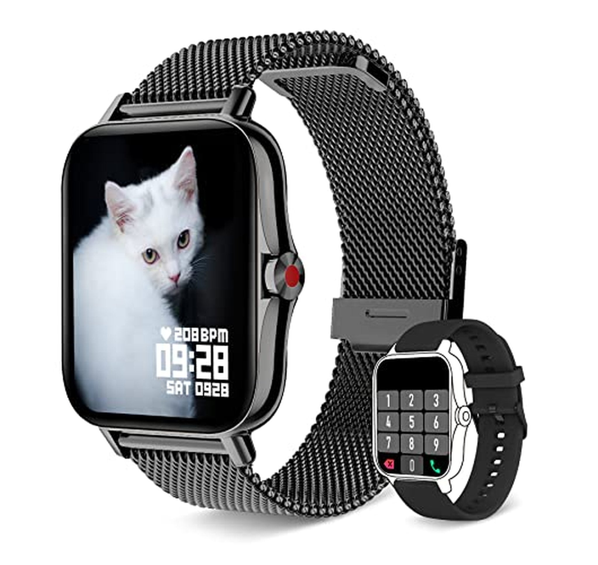 Bluetooth Smartwatch with Call, Fitness and Sleep Tracking