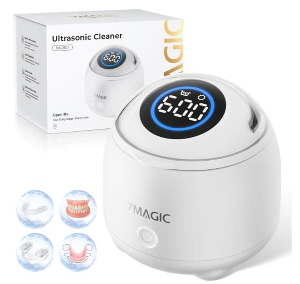 Ultrasonic 48kHz Dental Retainer Cleaner Machine