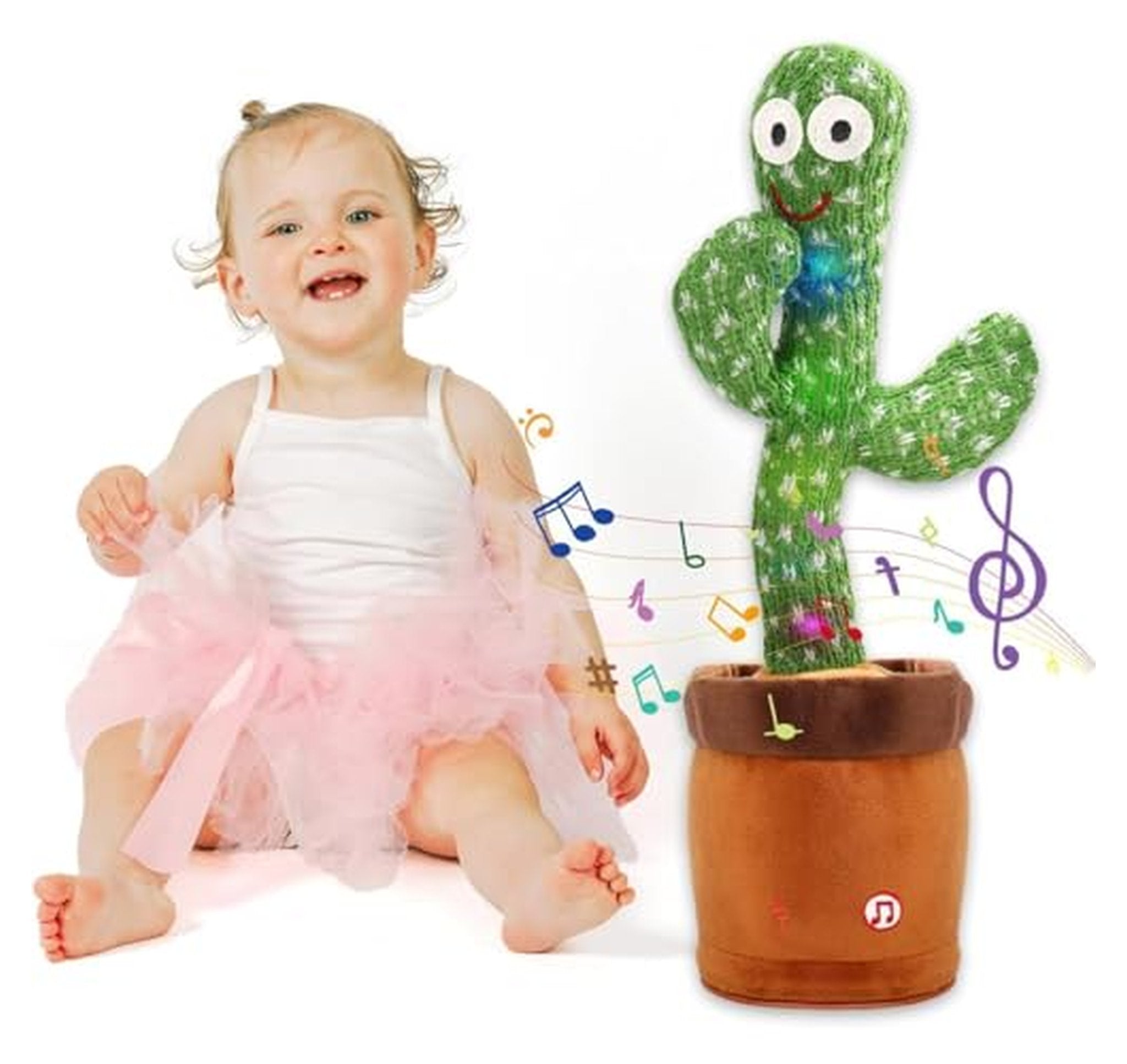 Talking Dancing Cactus Plush Toy with Songs
