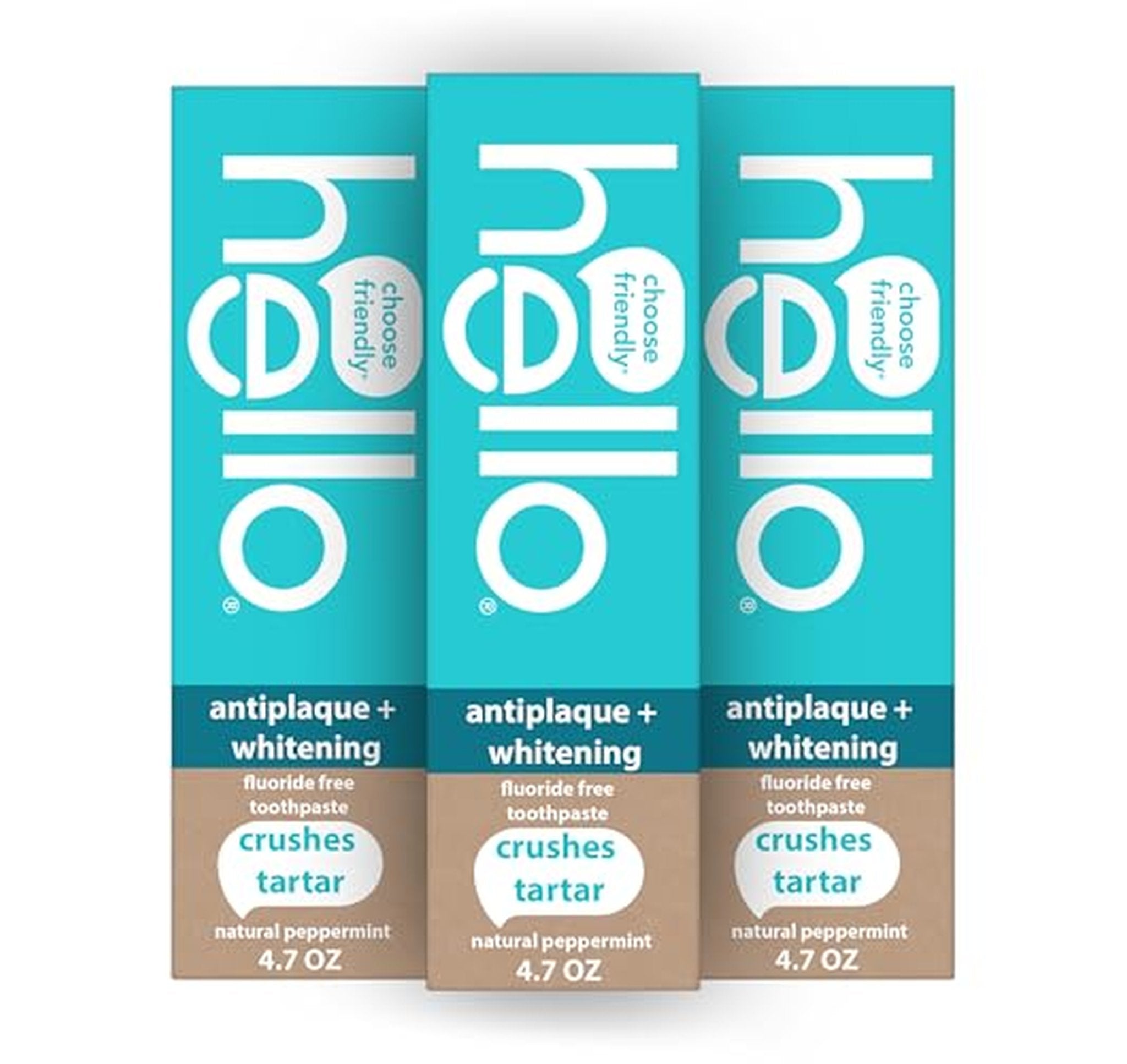 3 Pack Fluoride Free Whitening Toothpaste, Coconut & Tea Tree