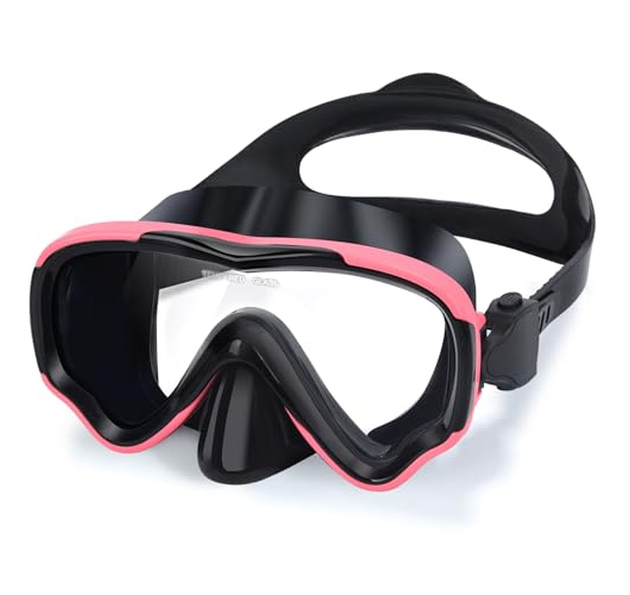 Tempered Glass Anti-Fog Swim Goggles with Nose Cover