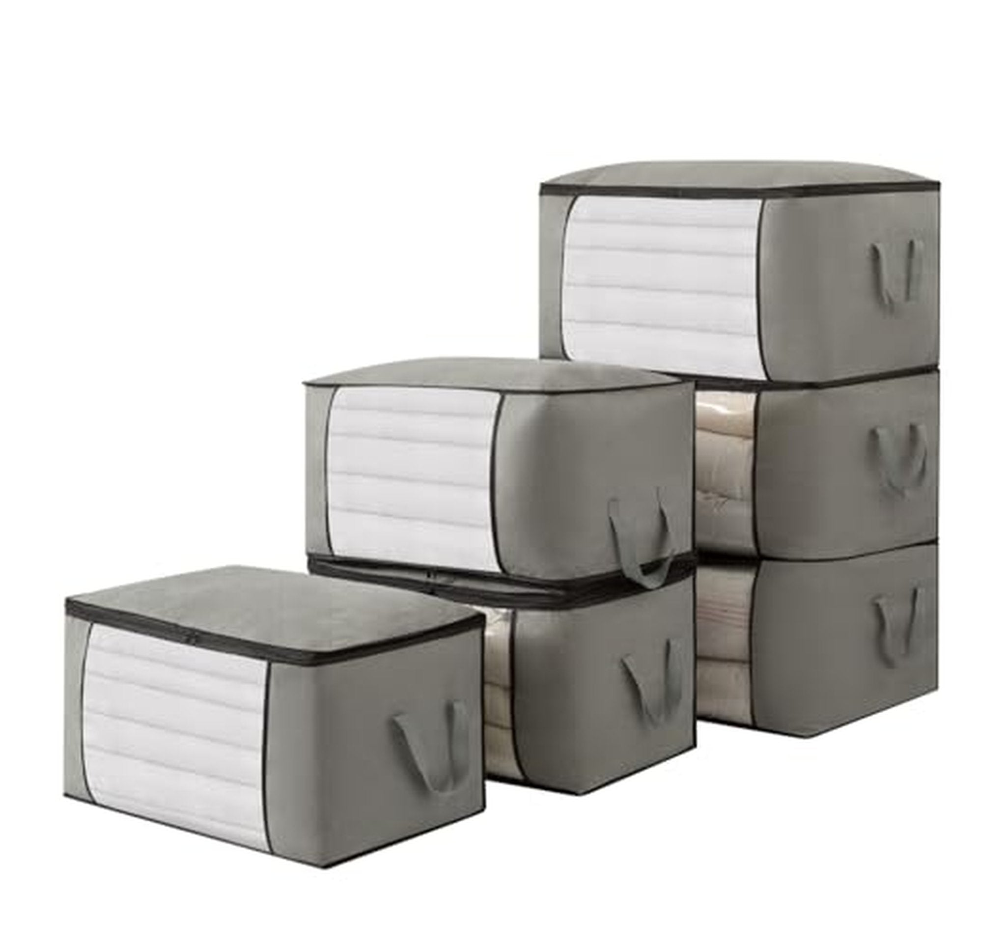 4 Pack Large Clothes Storage Bags 60L