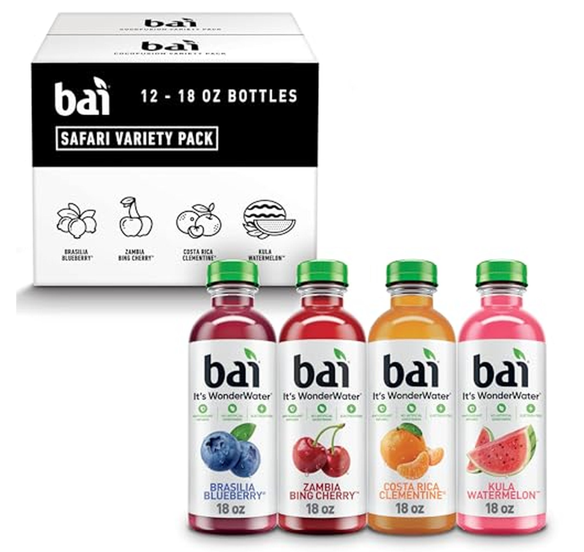 12 Pack Bai Antioxidant Infused Water Beverage