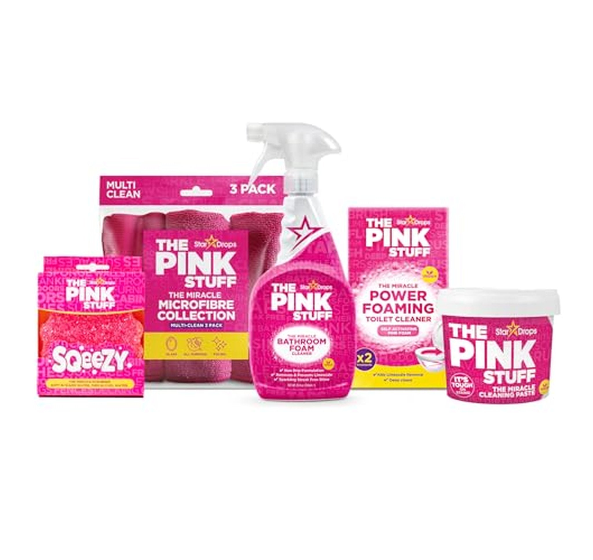 Stardrops Bathroom Cleaning Kit with Paste and Sprays