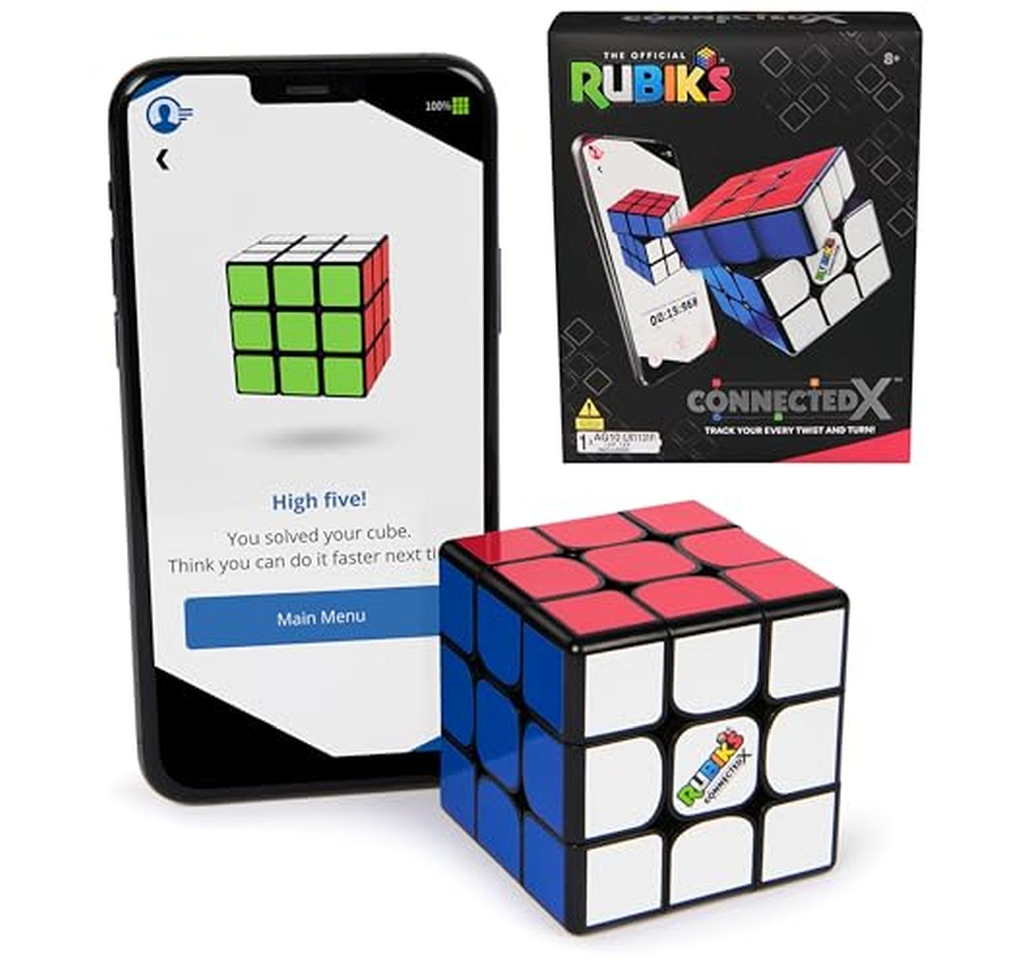 Rubik's ConnectedX Bluetooth 3x3 Smart Speed Cube