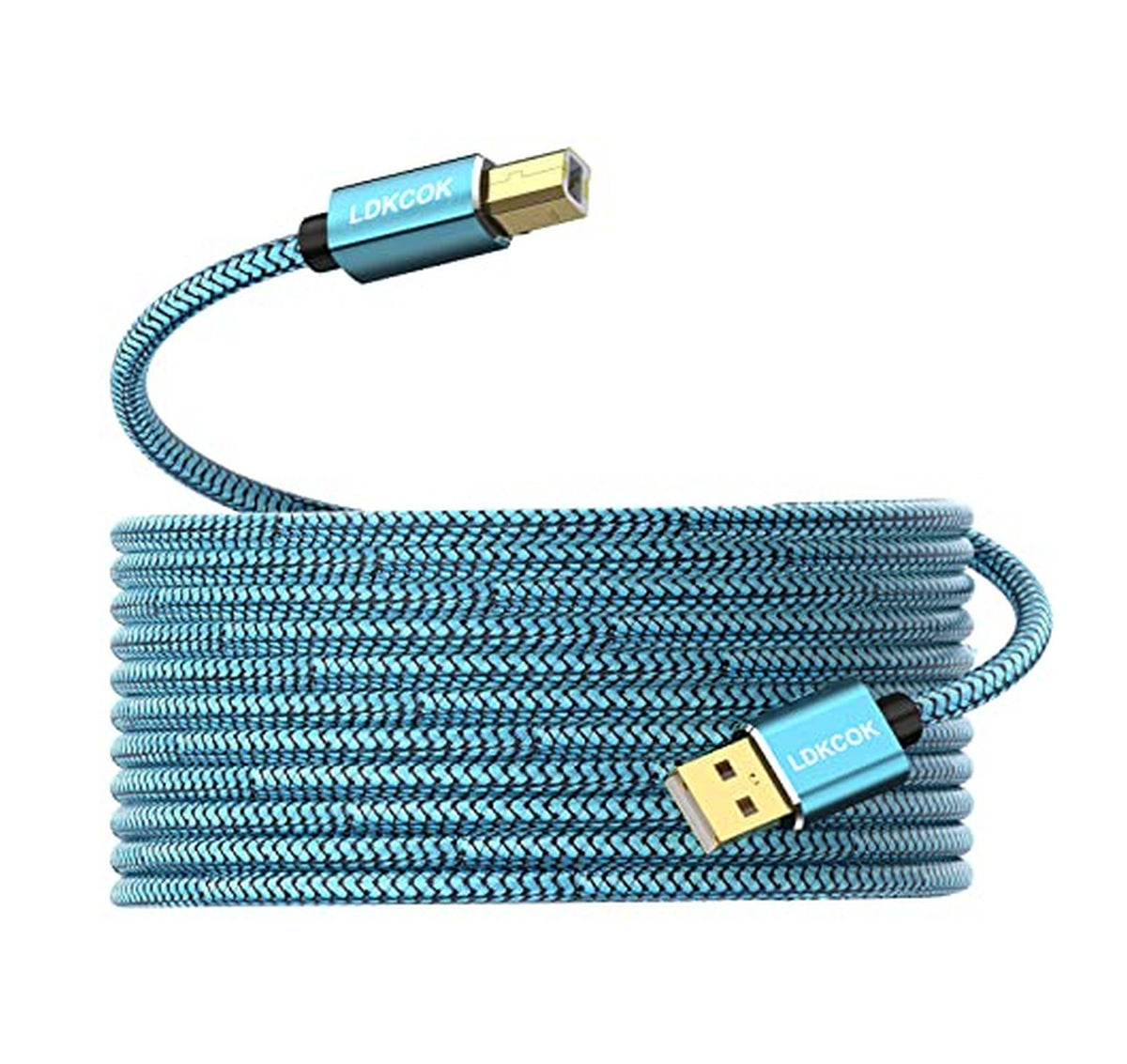 20ft USB 2.0 Printer Cable Type A to B