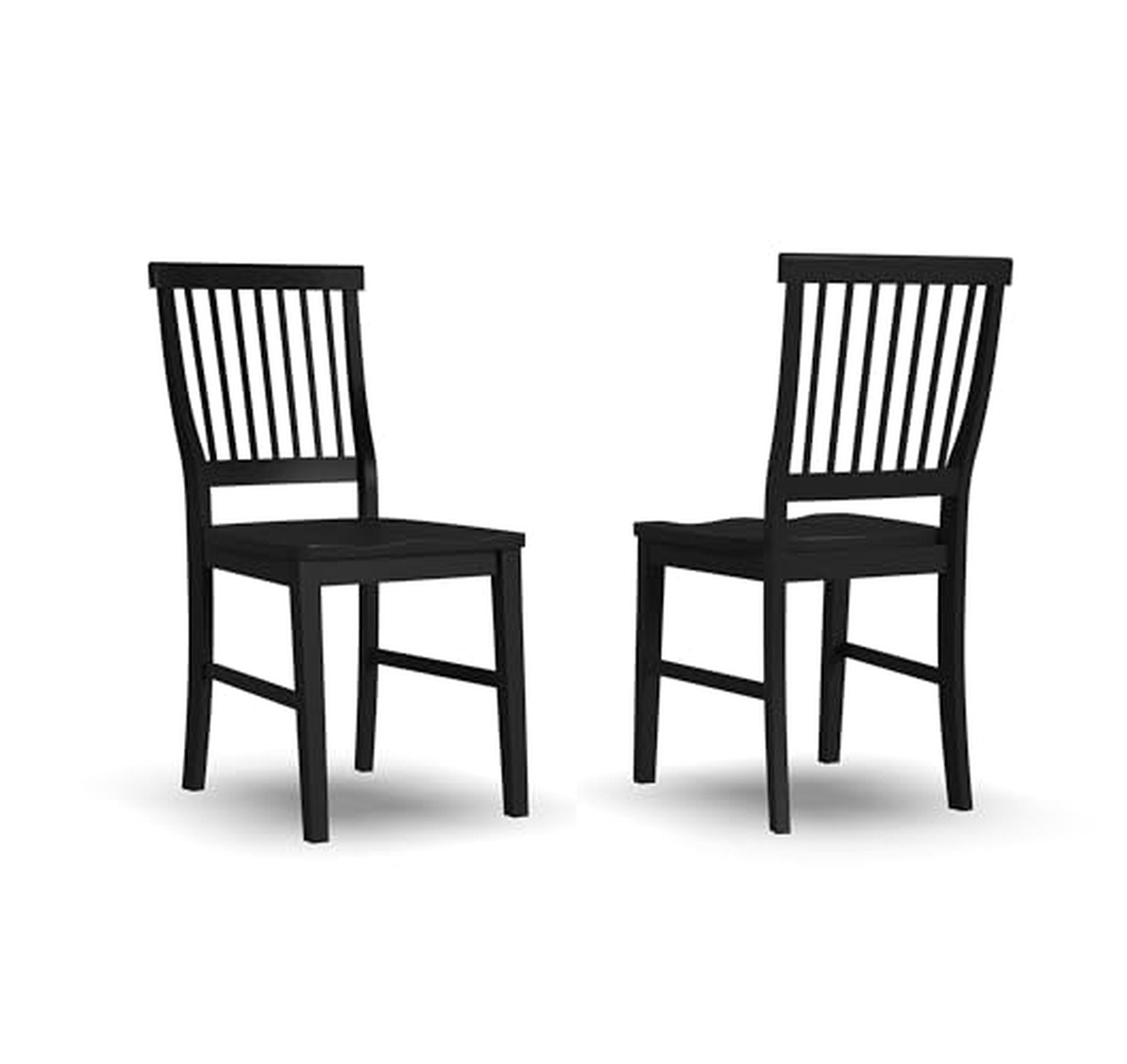 2 Pack Mission Style Dining Chairs
