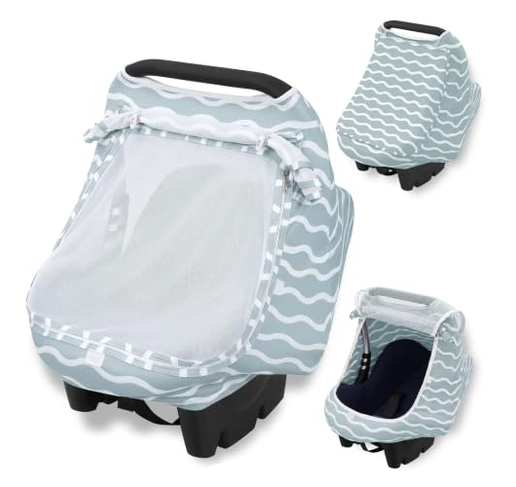 Breathable Baby Car Seat Cover with Mesh Window