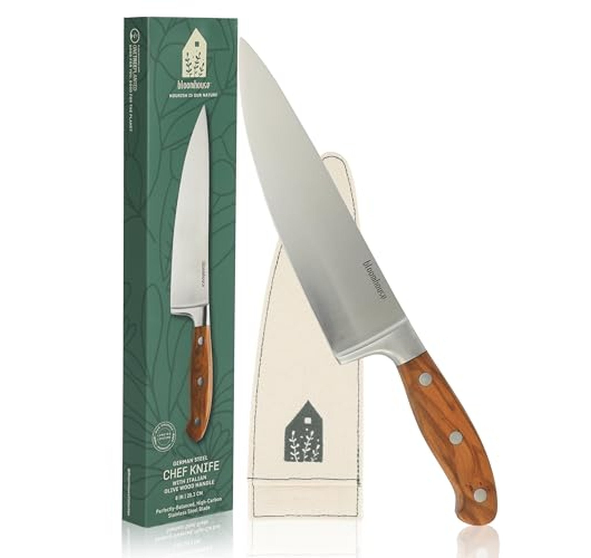 8-Inch German Stainless Steel Chef’s Knife