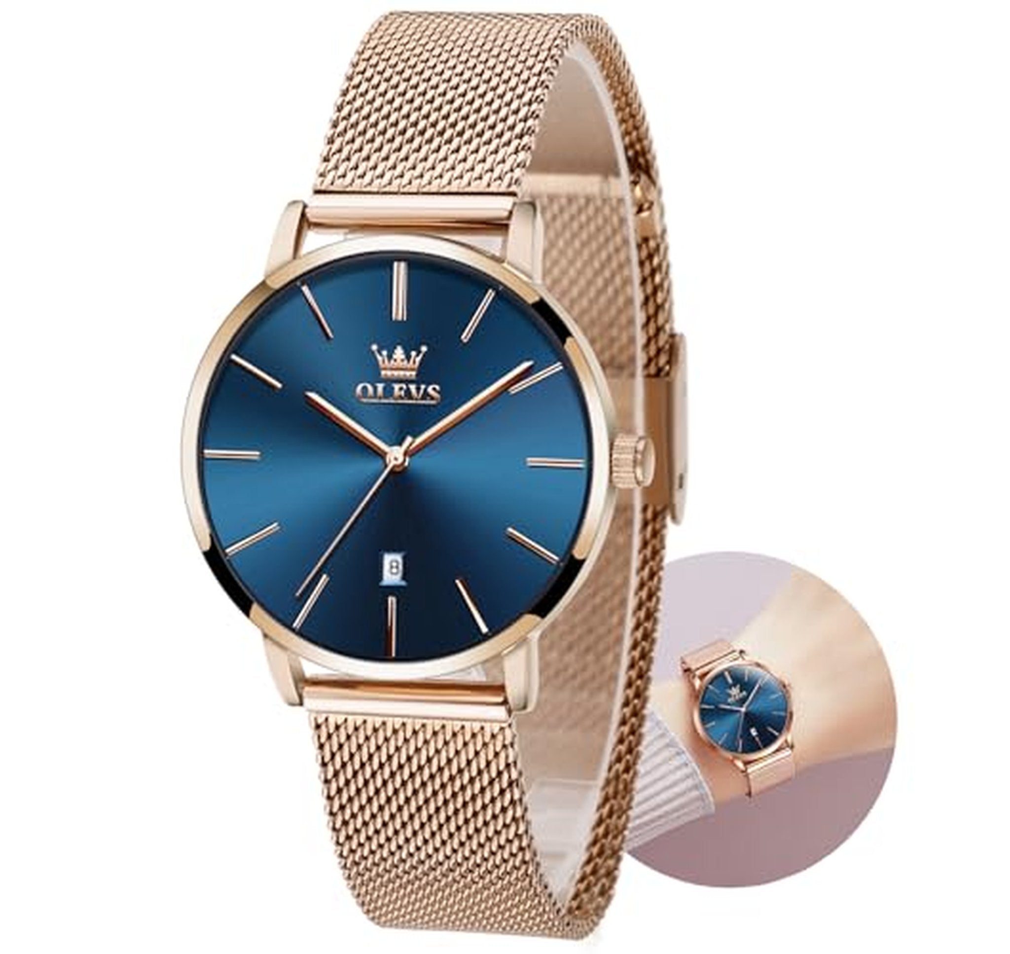Stainless Steel Mesh Women’s Dress Watch