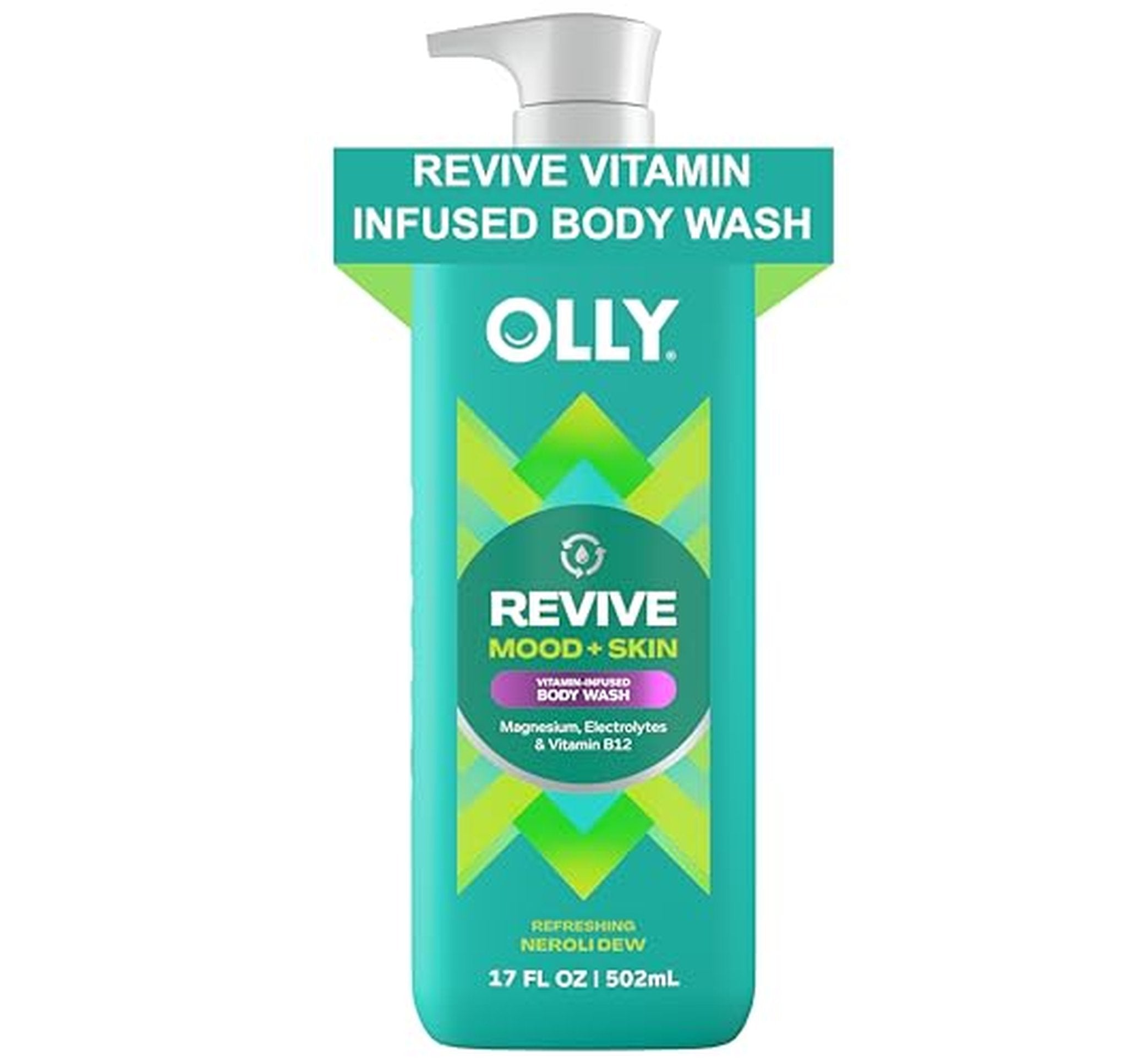 OLLY Magnesium Electrolyte Hydrating Body Wash 17 Ounce