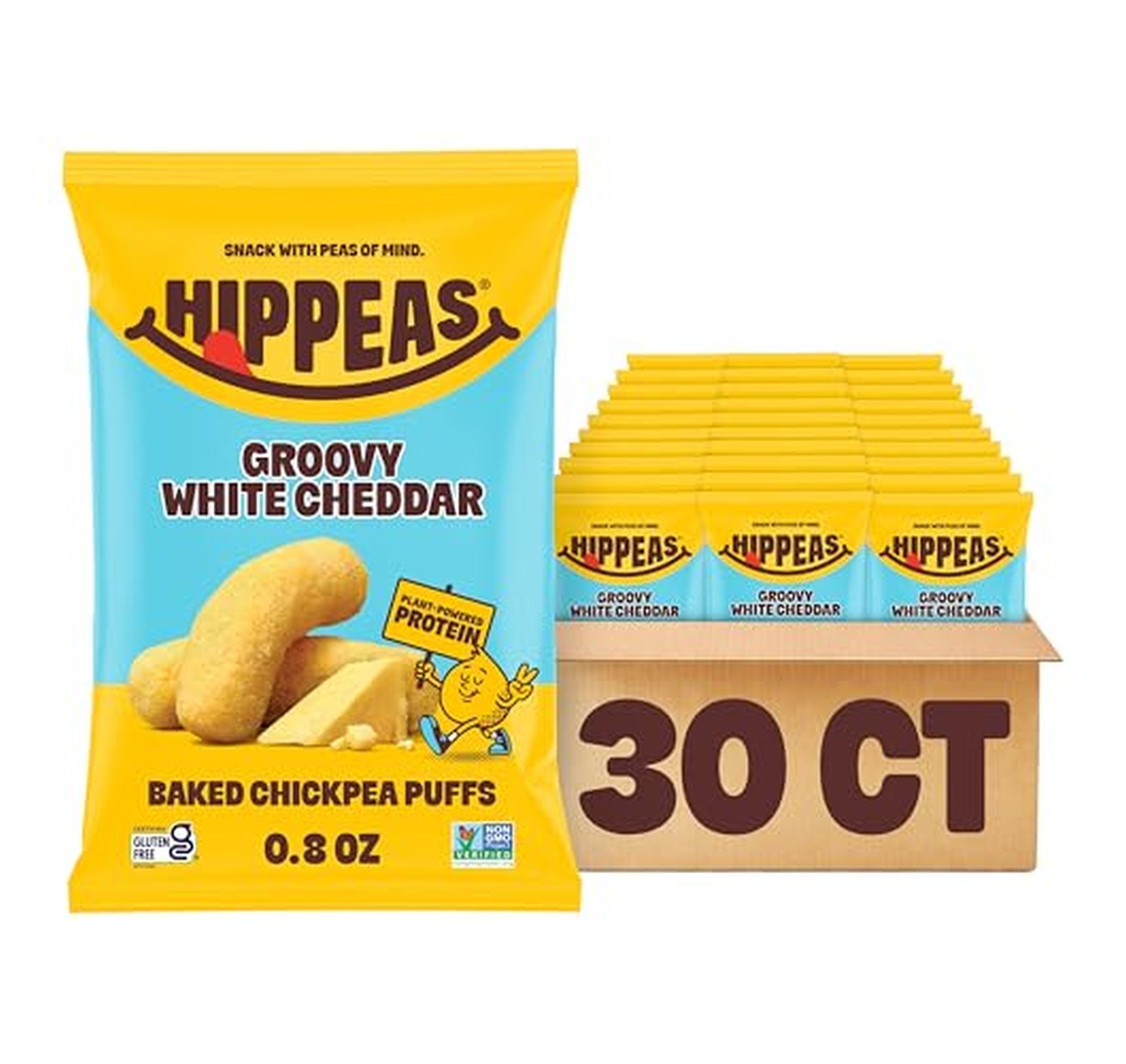 30 Pack HIPPEAS Vegan Chickpea Puff Snacks (OU)