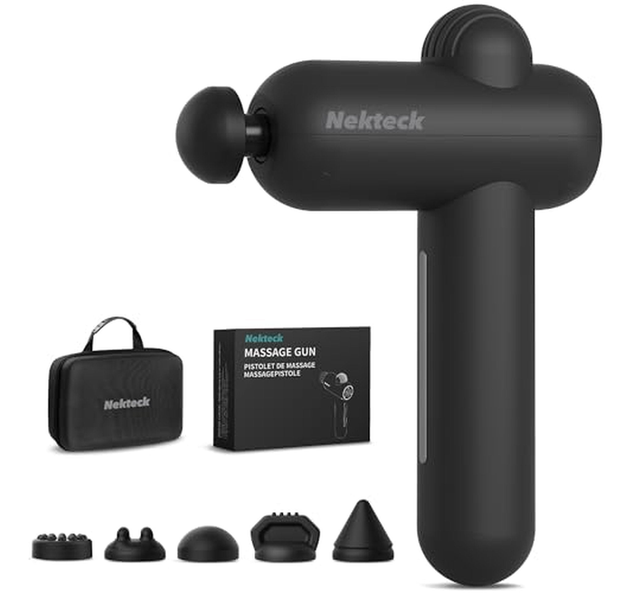 Nekteck Deep Tissue Rechargeable Percussion Massage Gun