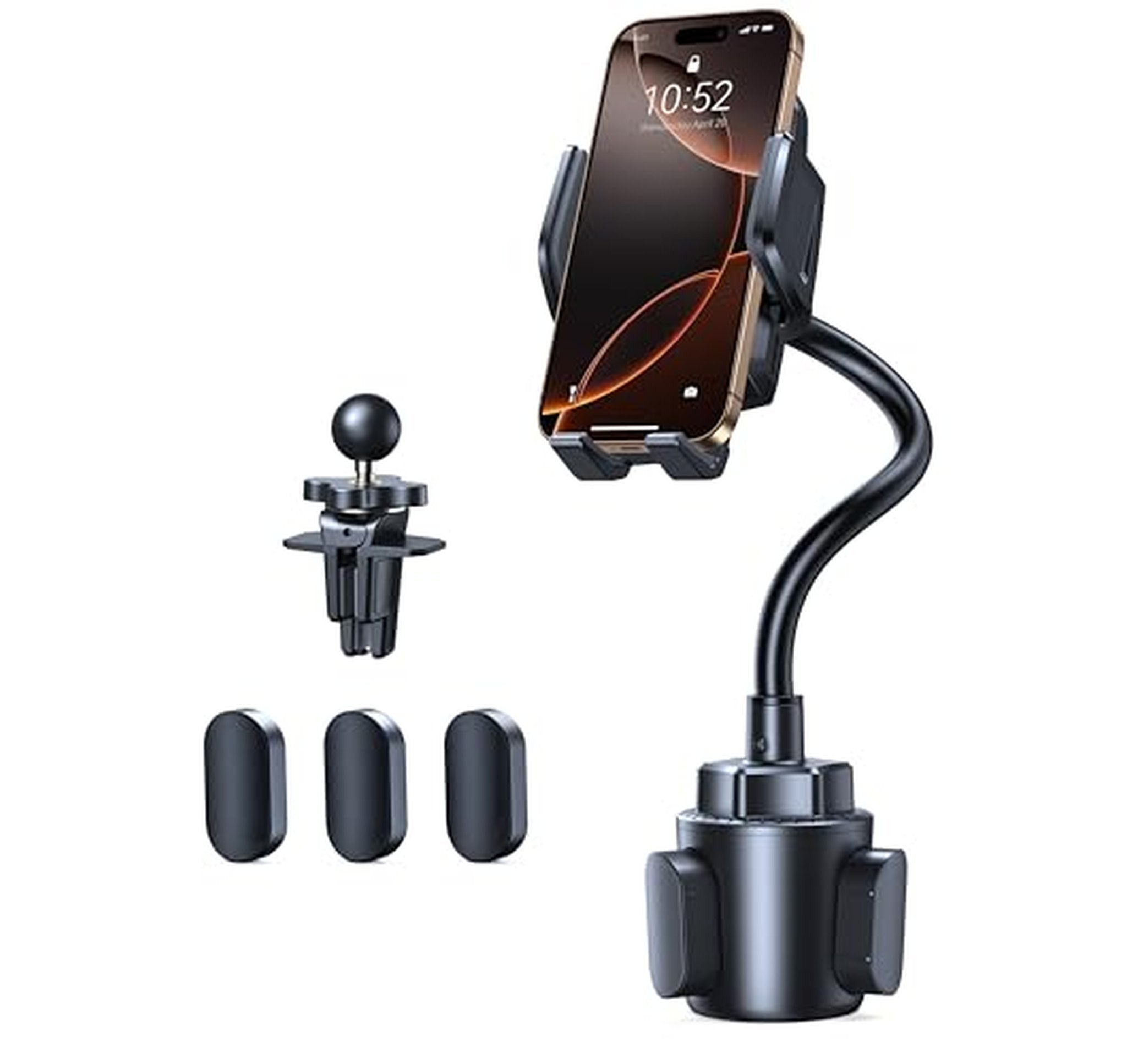 Adjustable Gooseneck Cup Holder Car Phone Mount