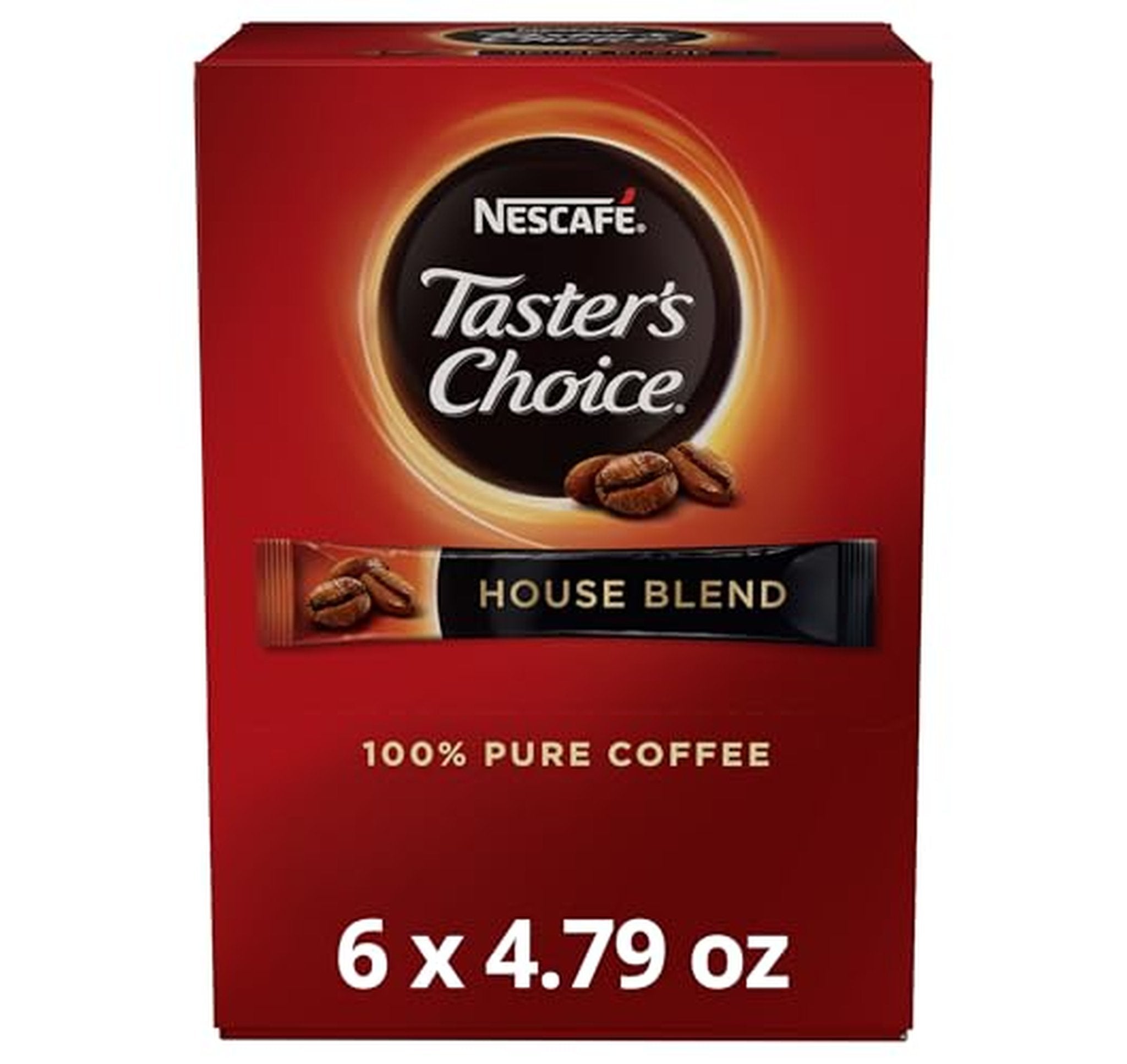 6 Pack Nescafe Taster's Choice House Blend Packets