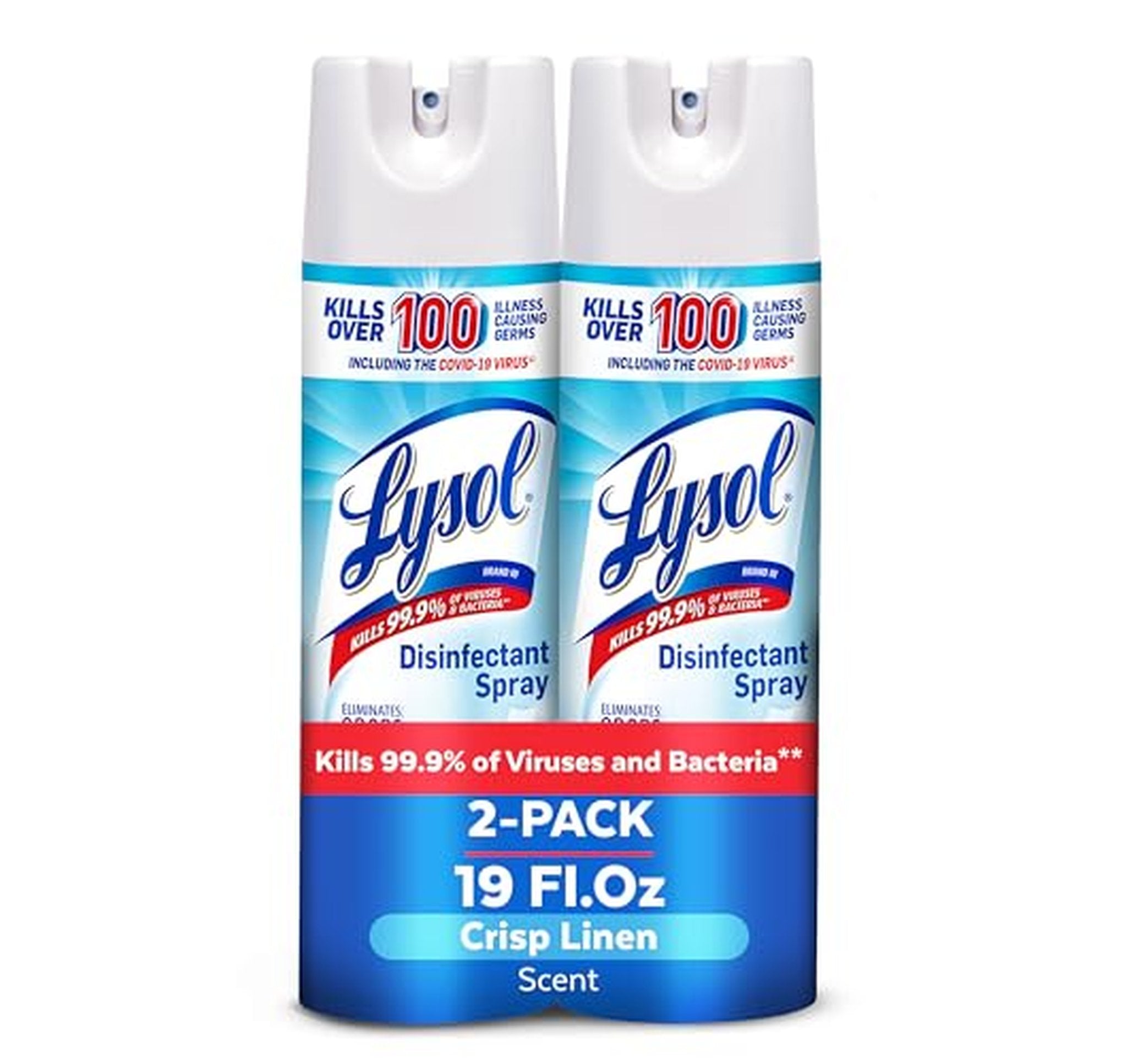 2 Pack Lysol Disinfectant Spray 19 Fl Oz