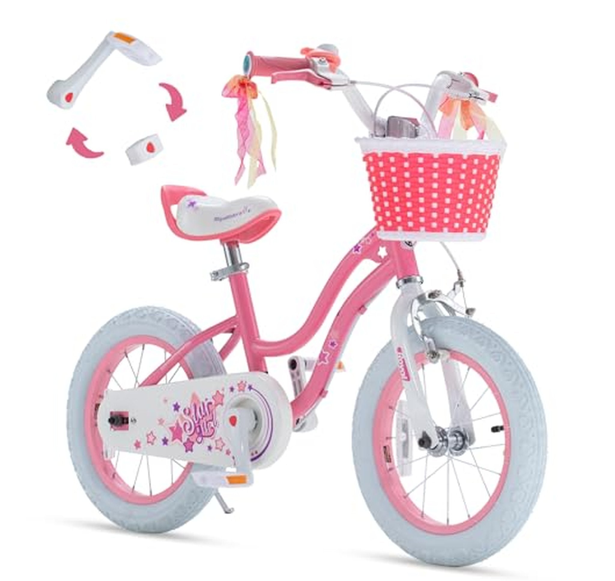 RoyalBaby 14-Inch Kids Bike with Basket